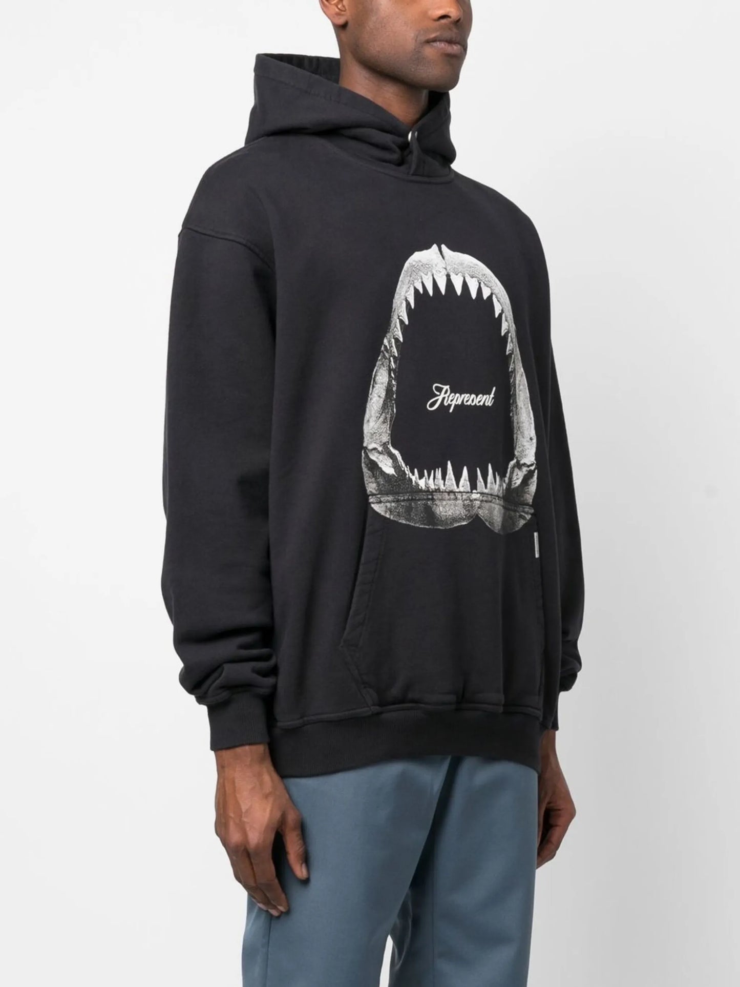 graphic logo print hoodie