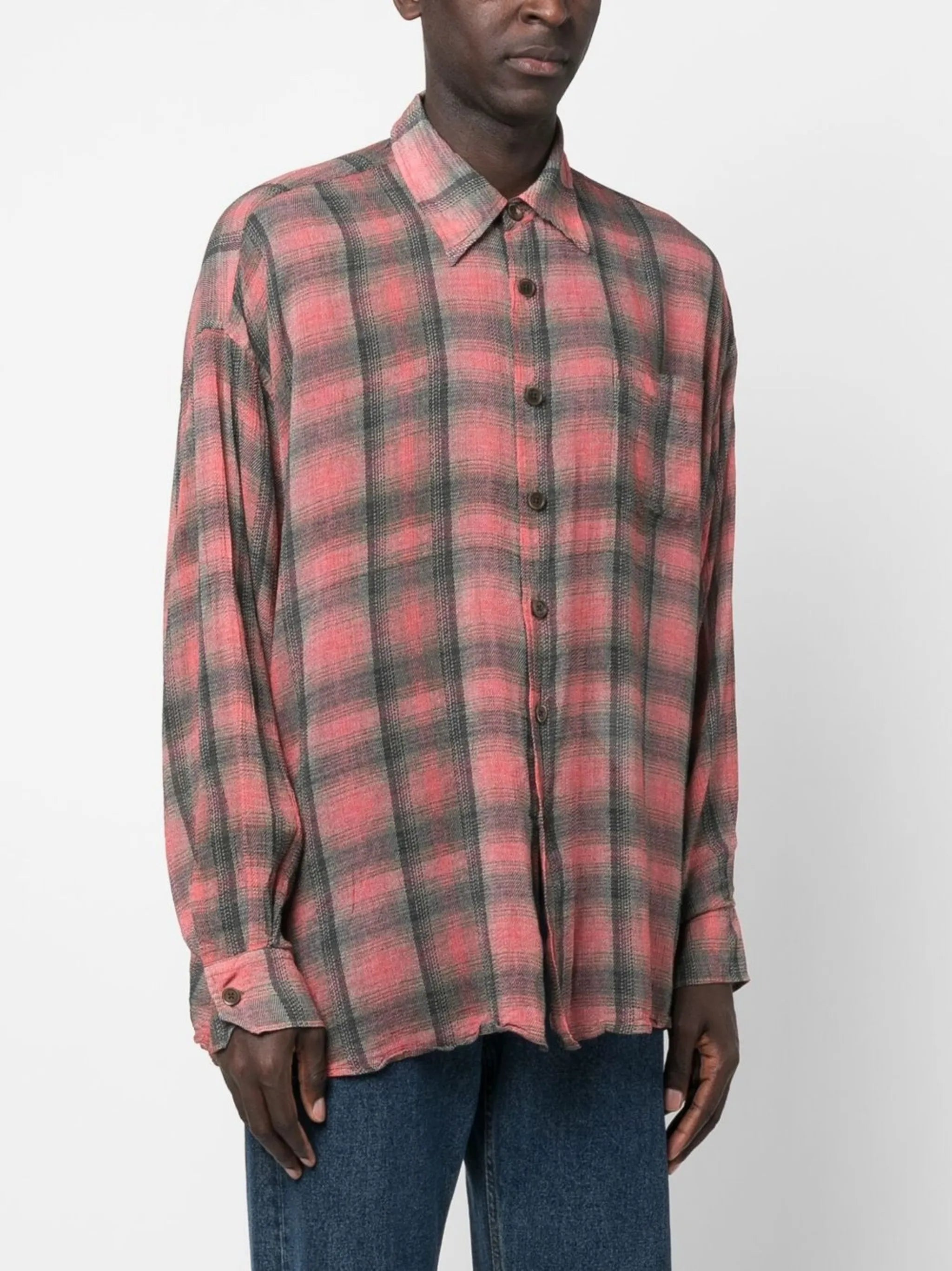 Borrowed long-sleeved shirt