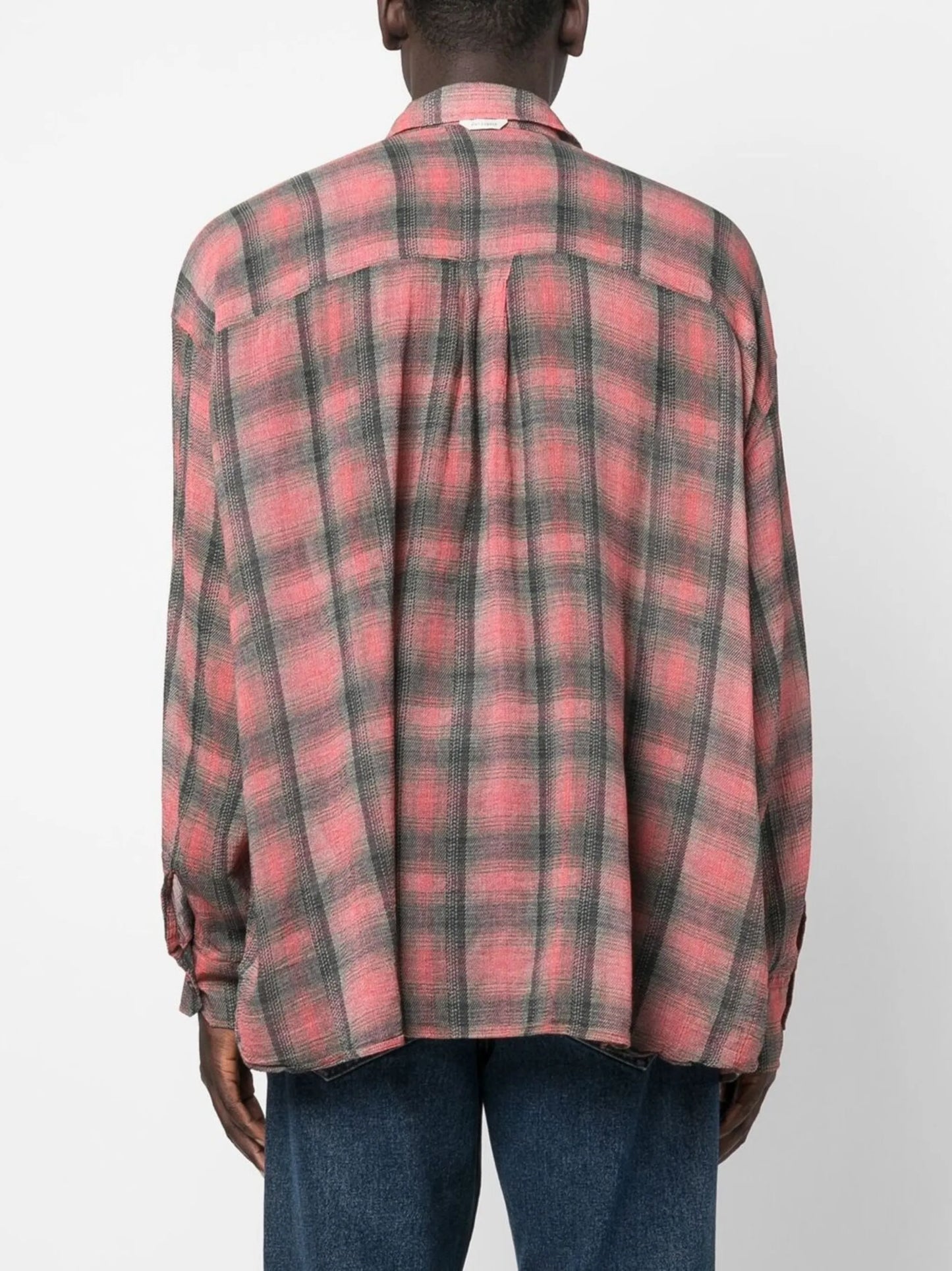 Borrowed long-sleeved shirt