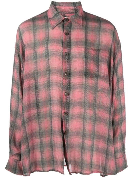 Borrowed long-sleeved shirt