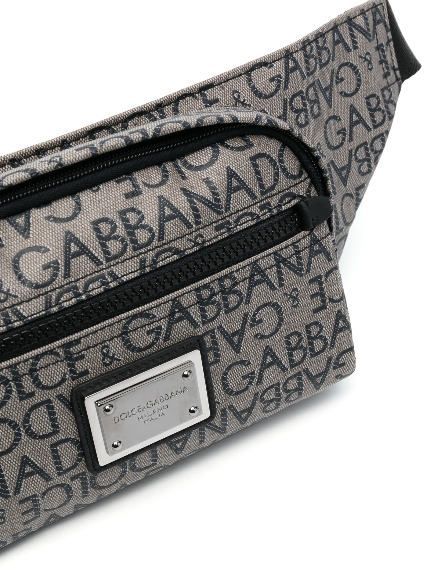 logo-print belt bag