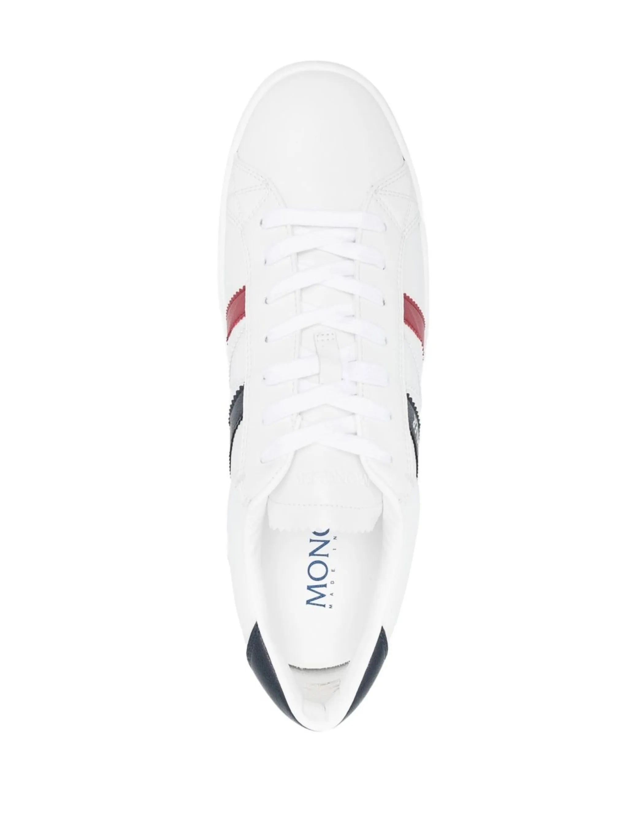 faux-leather sneakers
