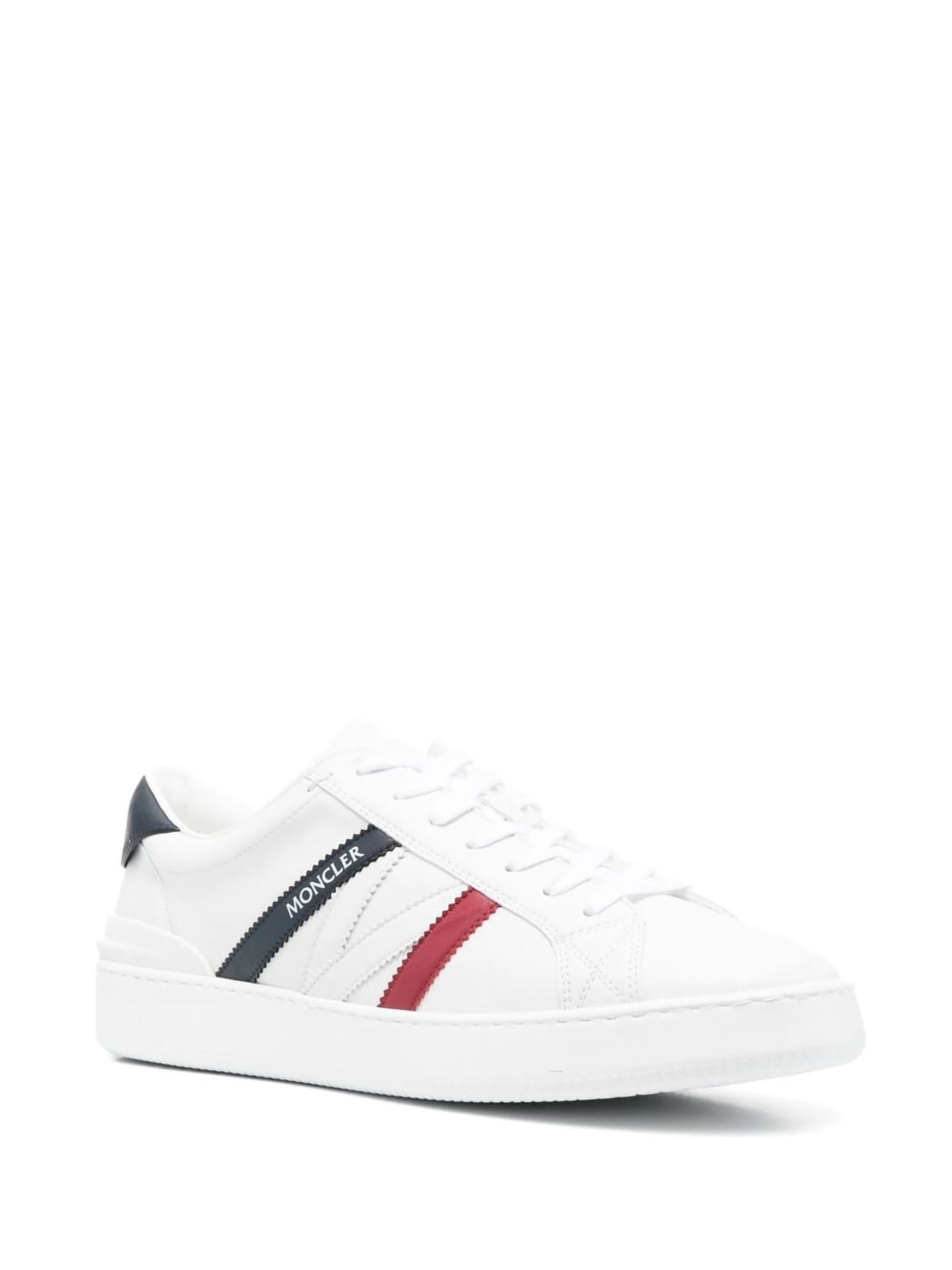 faux-leather sneakers