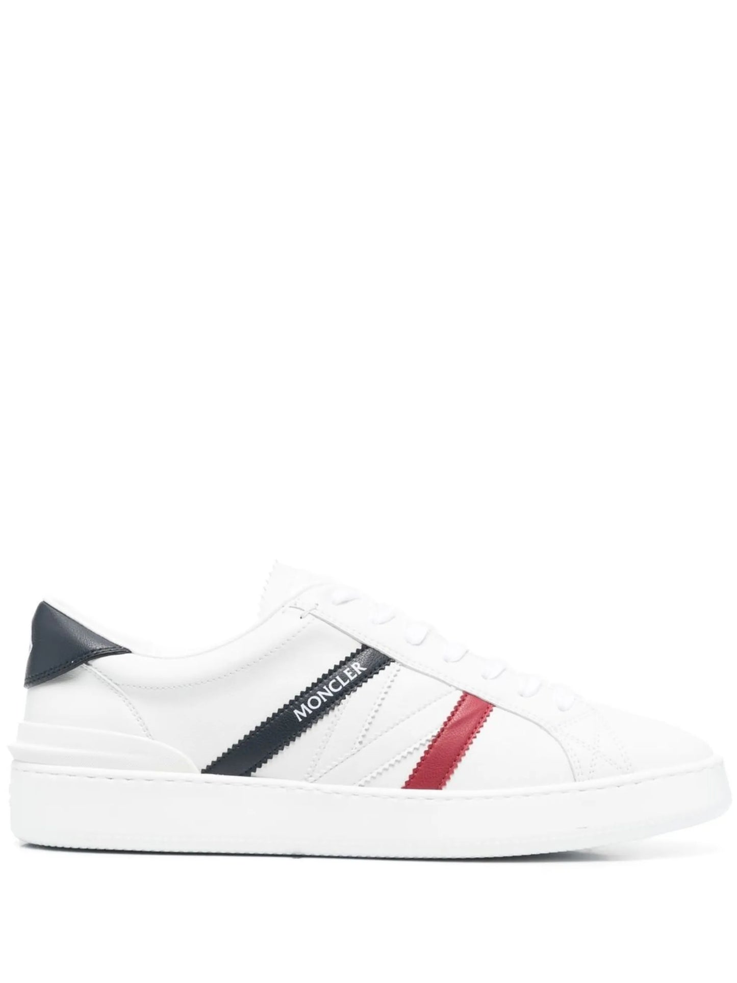 faux-leather sneakers