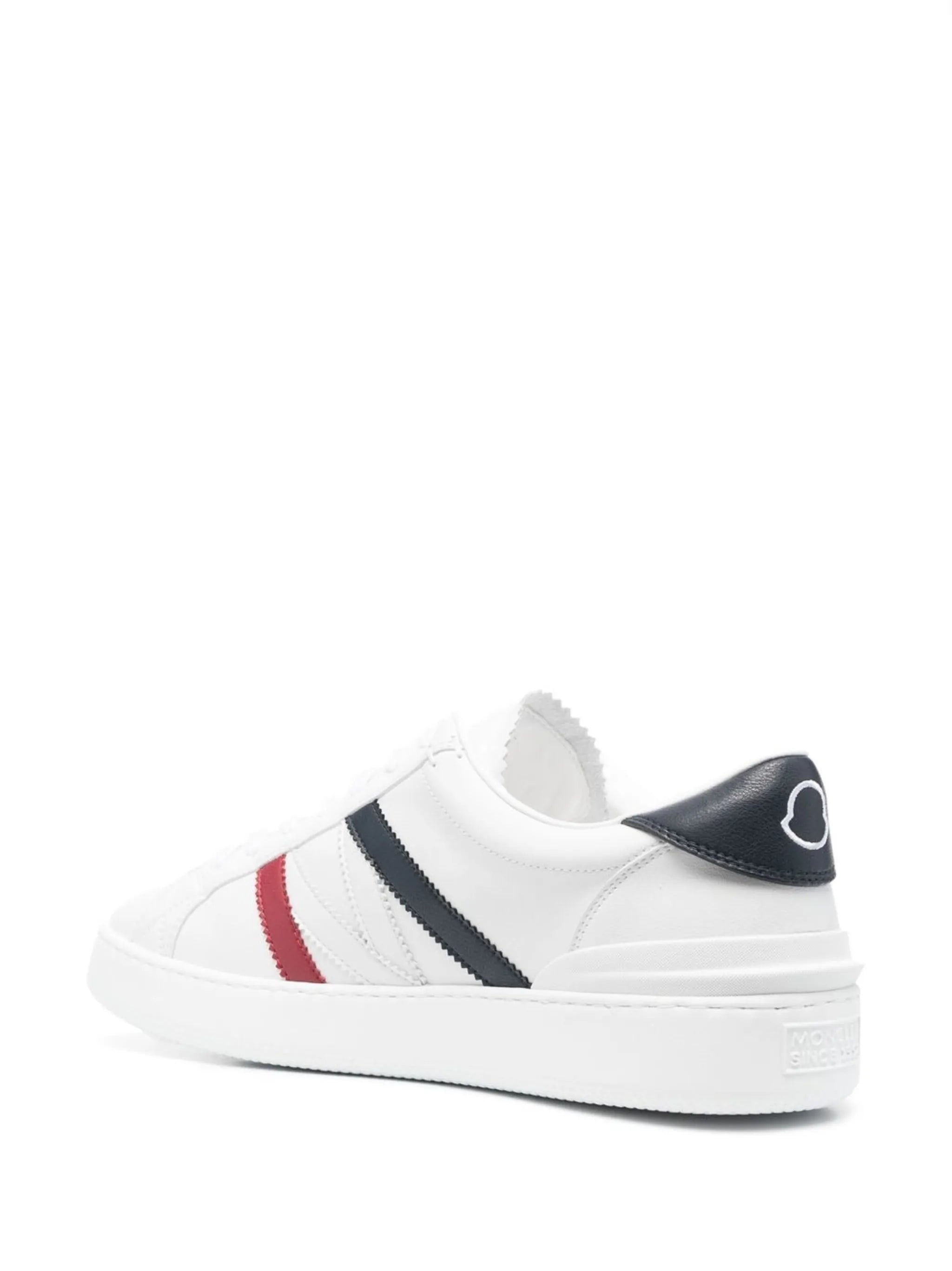 faux-leather sneakers