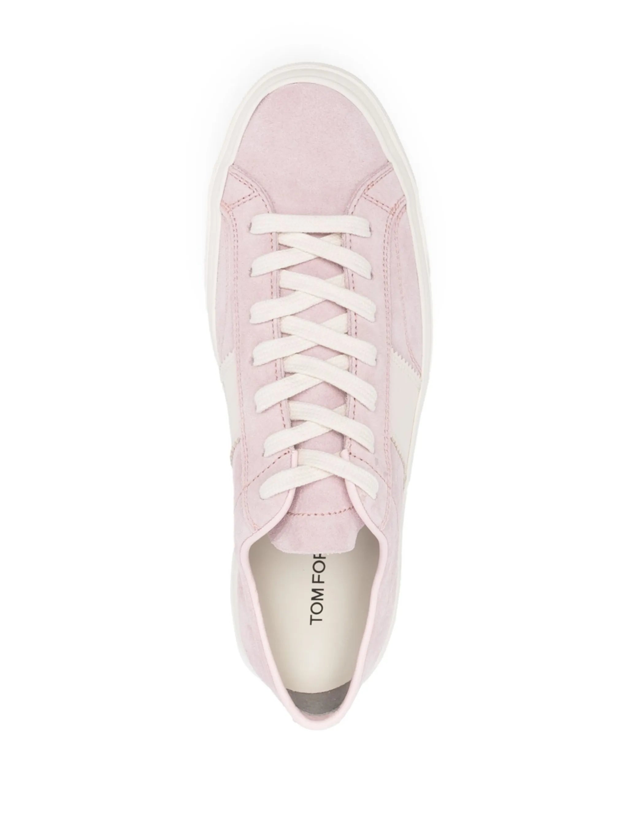 panelled low-top sneakers