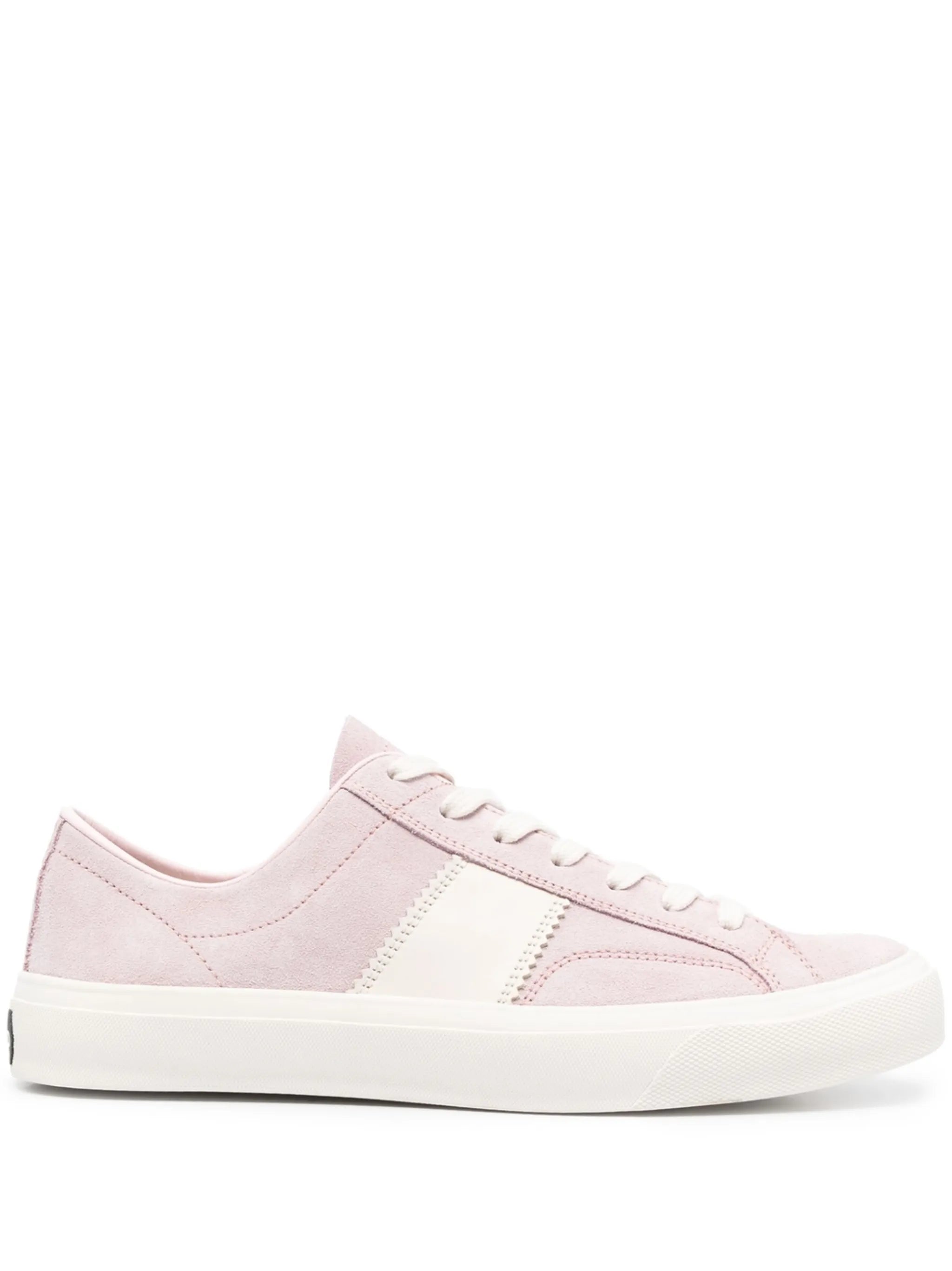 panelled low-top sneakers