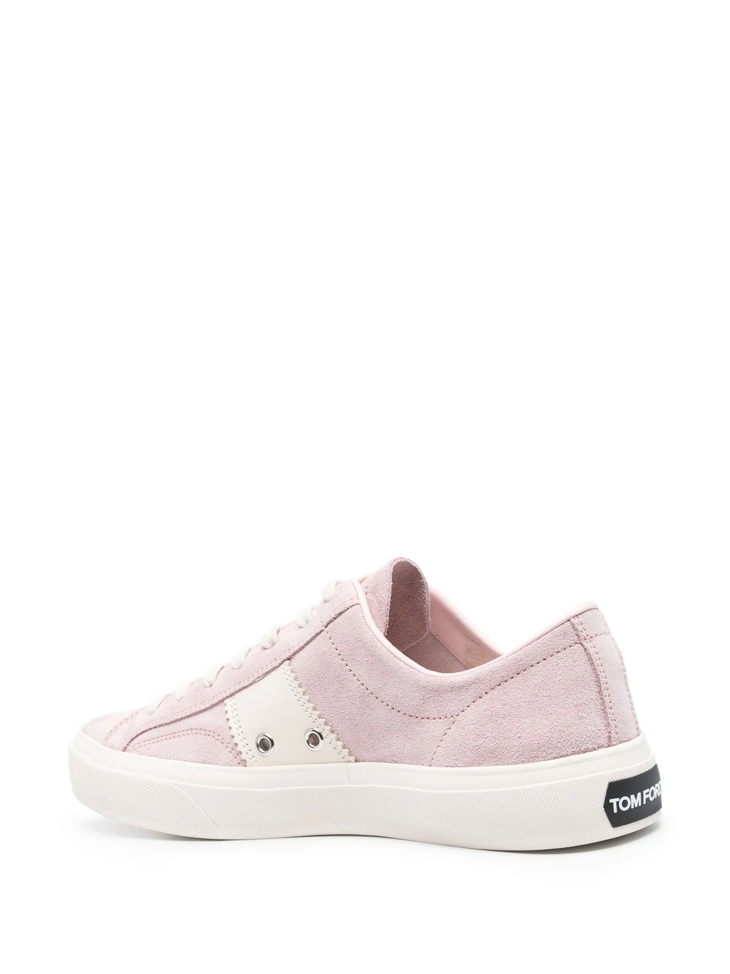 panelled low-top sneakers