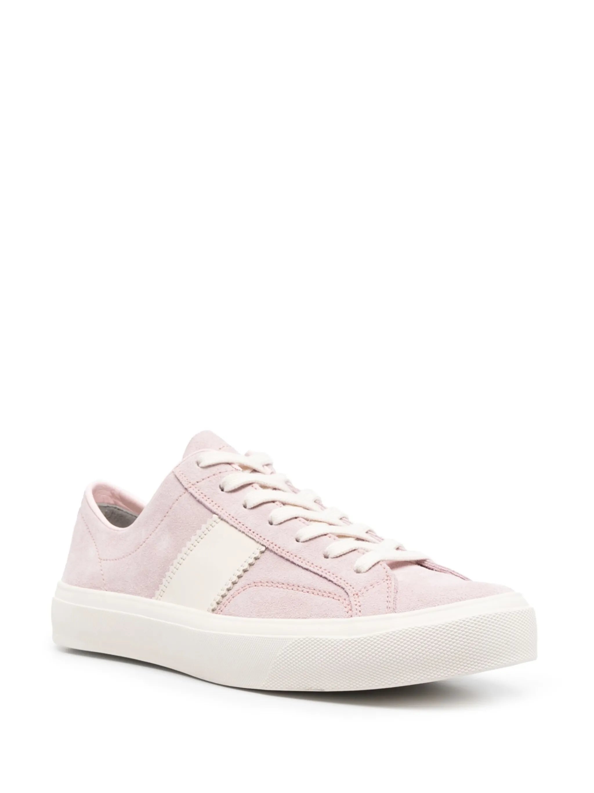 panelled low-top sneakers