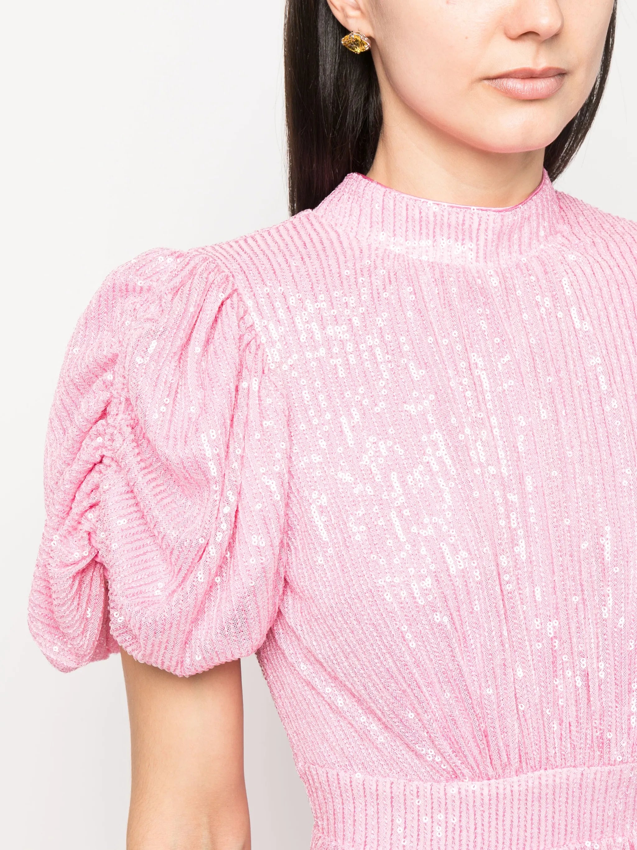 sequin-embellished midi dress