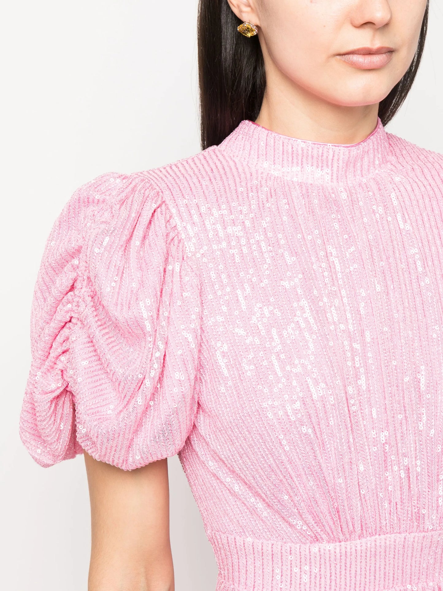sequin-embellished midi dress