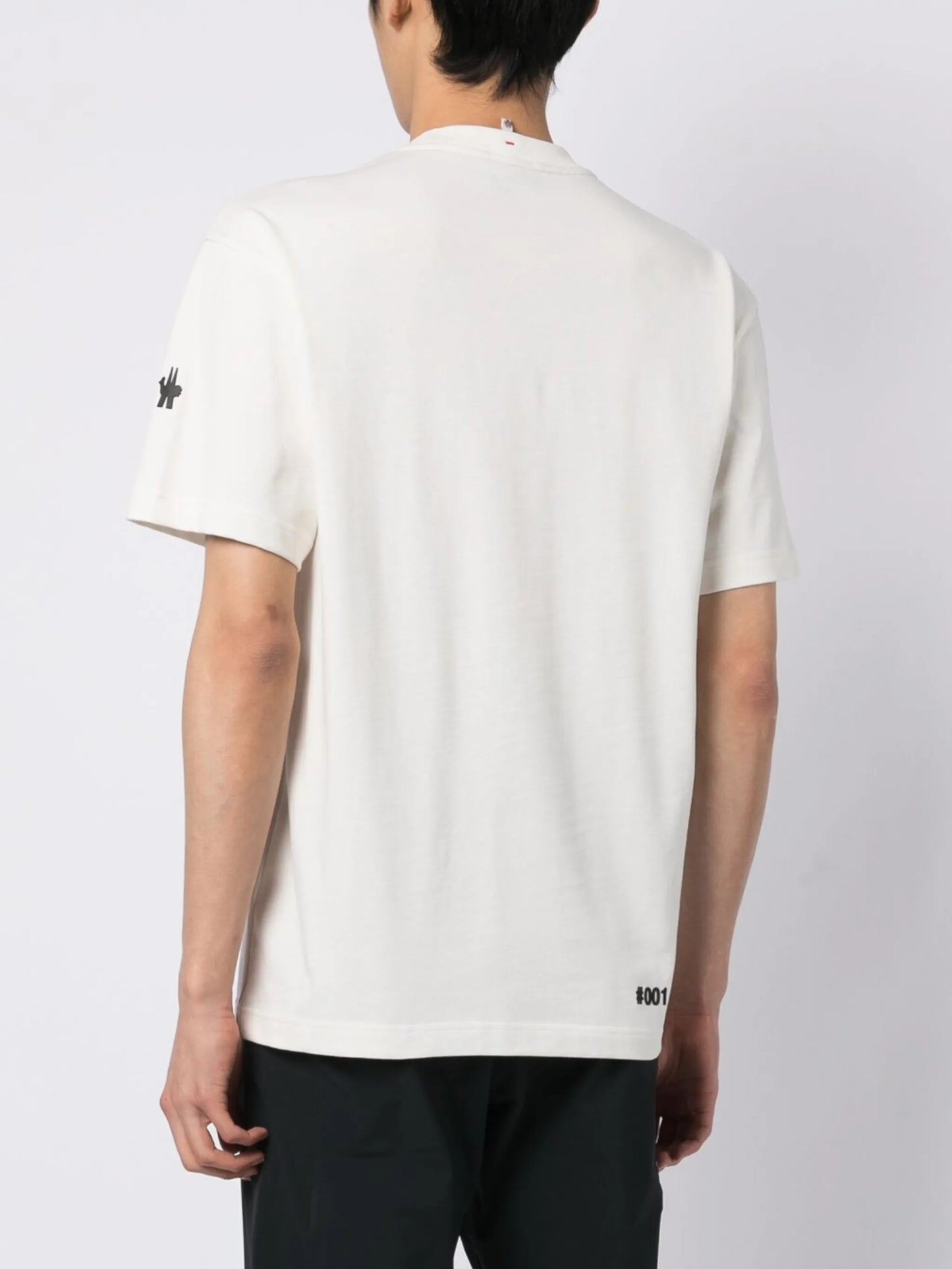 logo-stamp cotton T-shirt