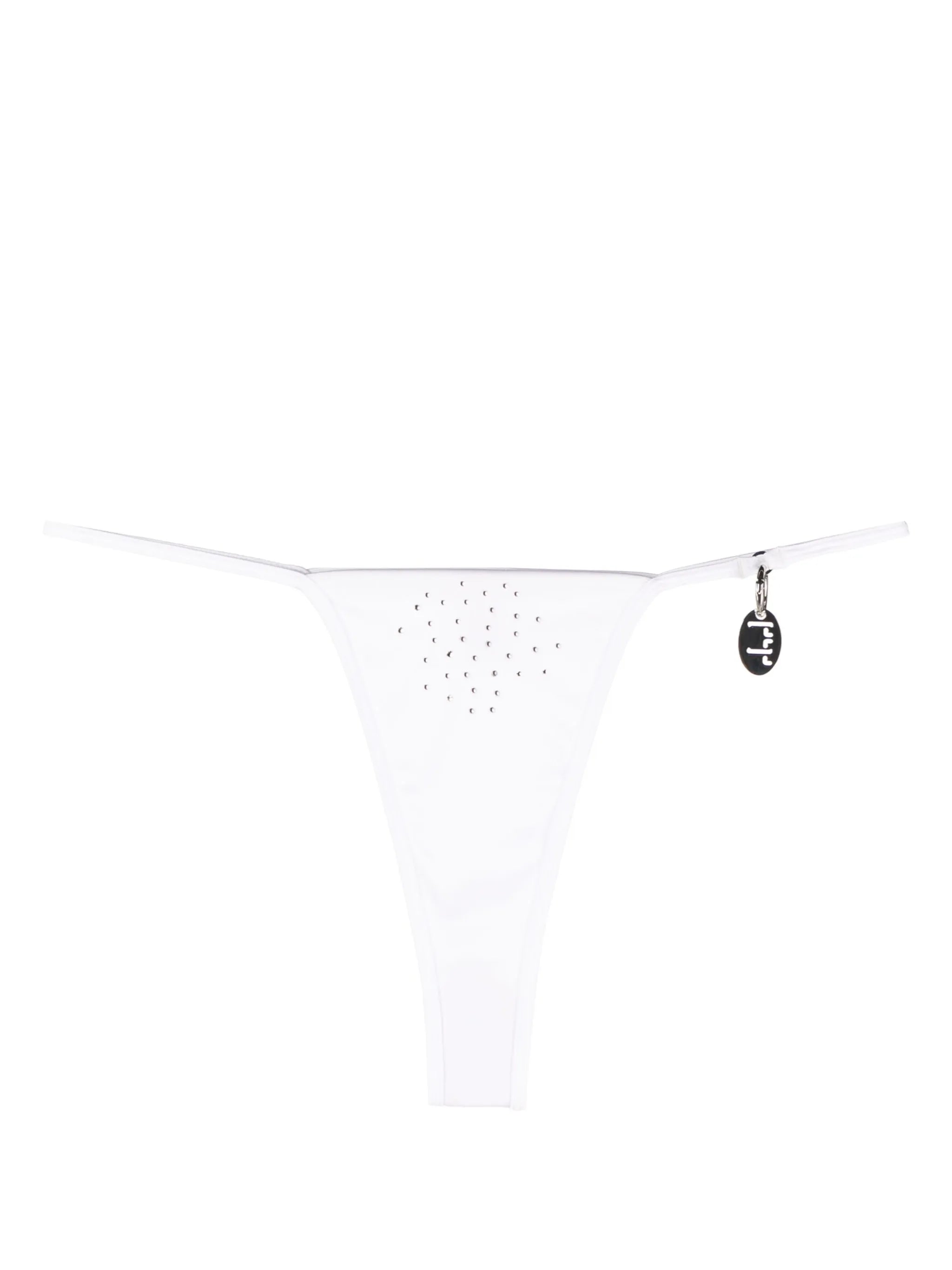 crystal-embellished high bikini bottoms