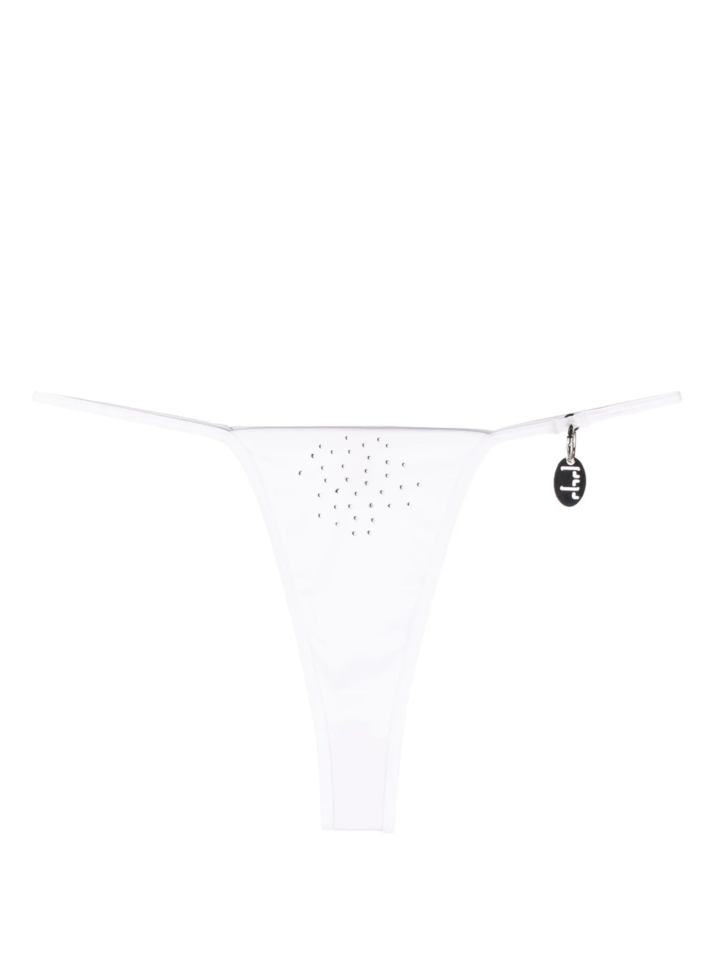 crystal-embellished high bikini bottoms