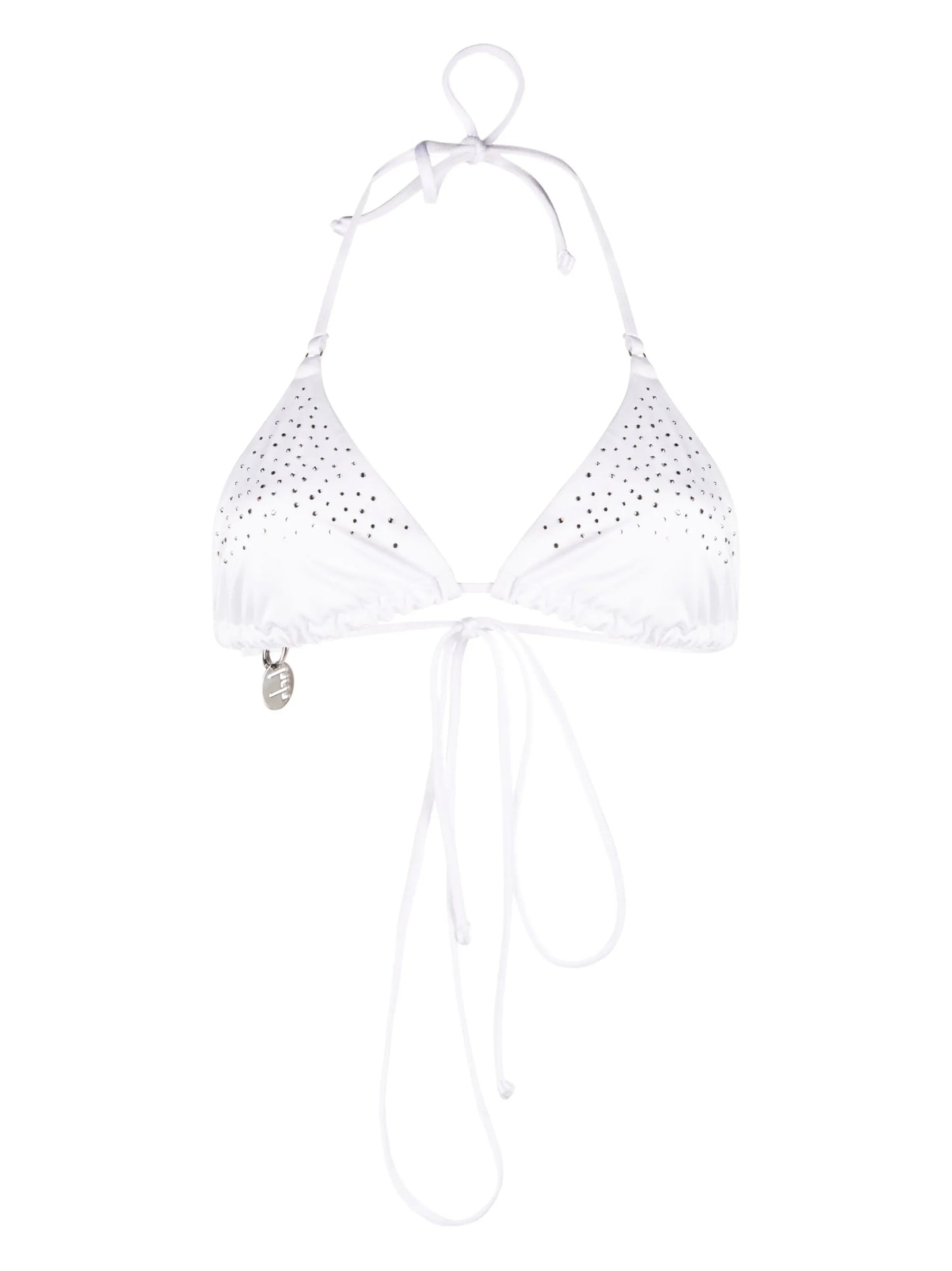 crystal-embellished bikini top
