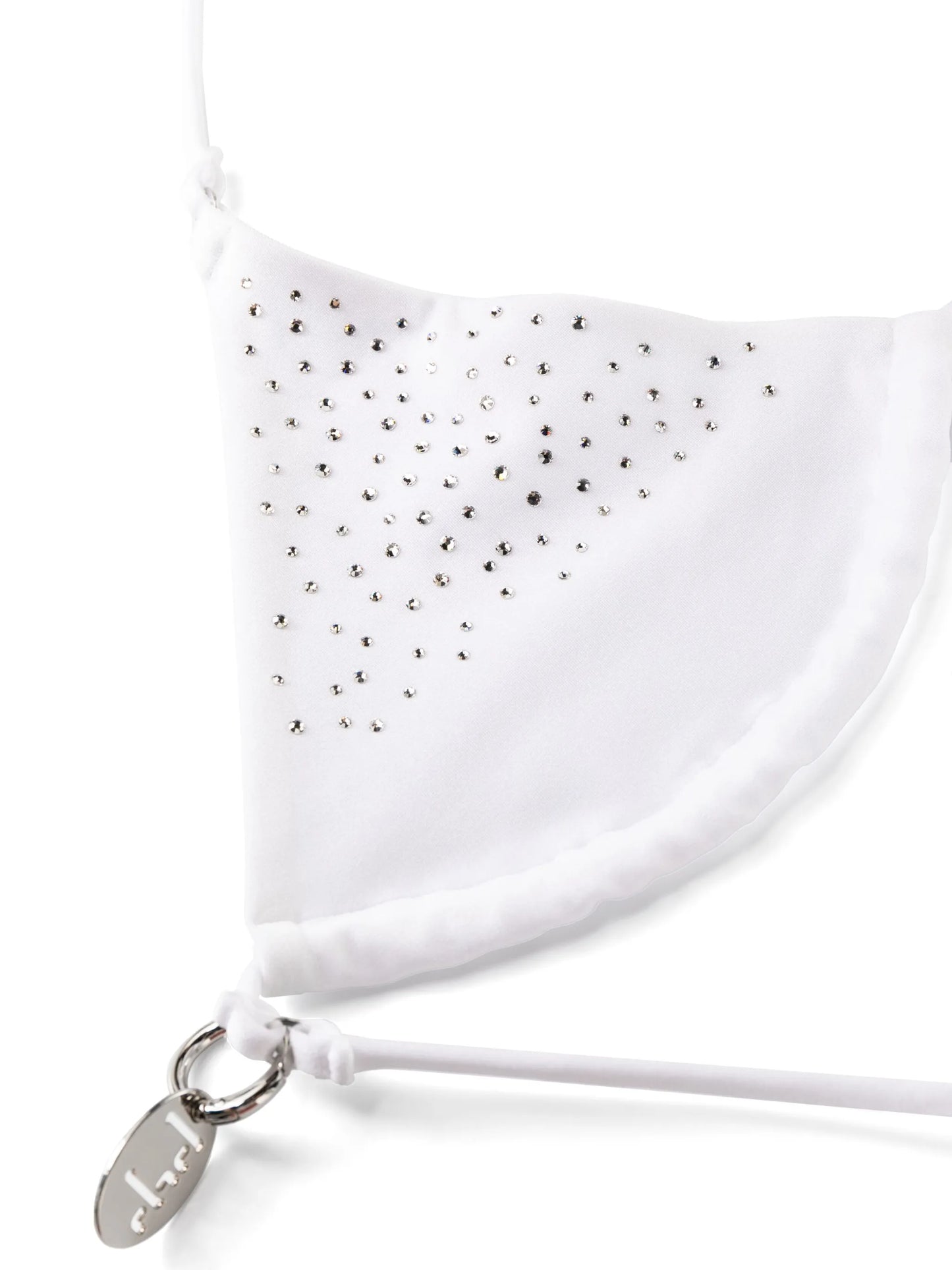 crystal-embellished bikini top