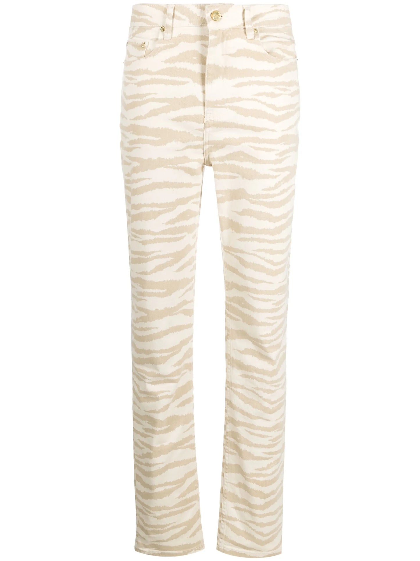 Swigy zebra-print jeans