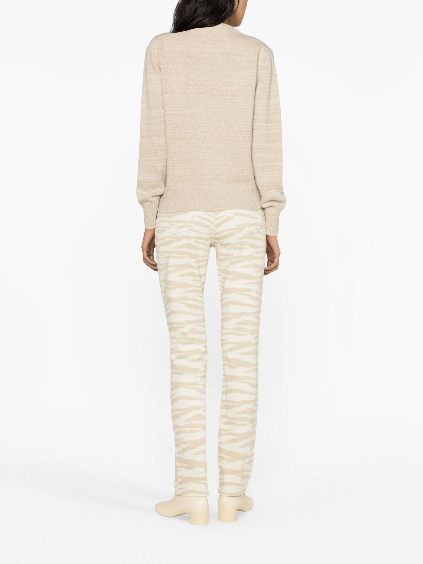 logo-intarsia jumper