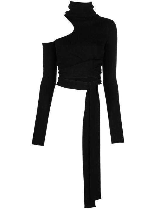 Buena cut-out wool jumper