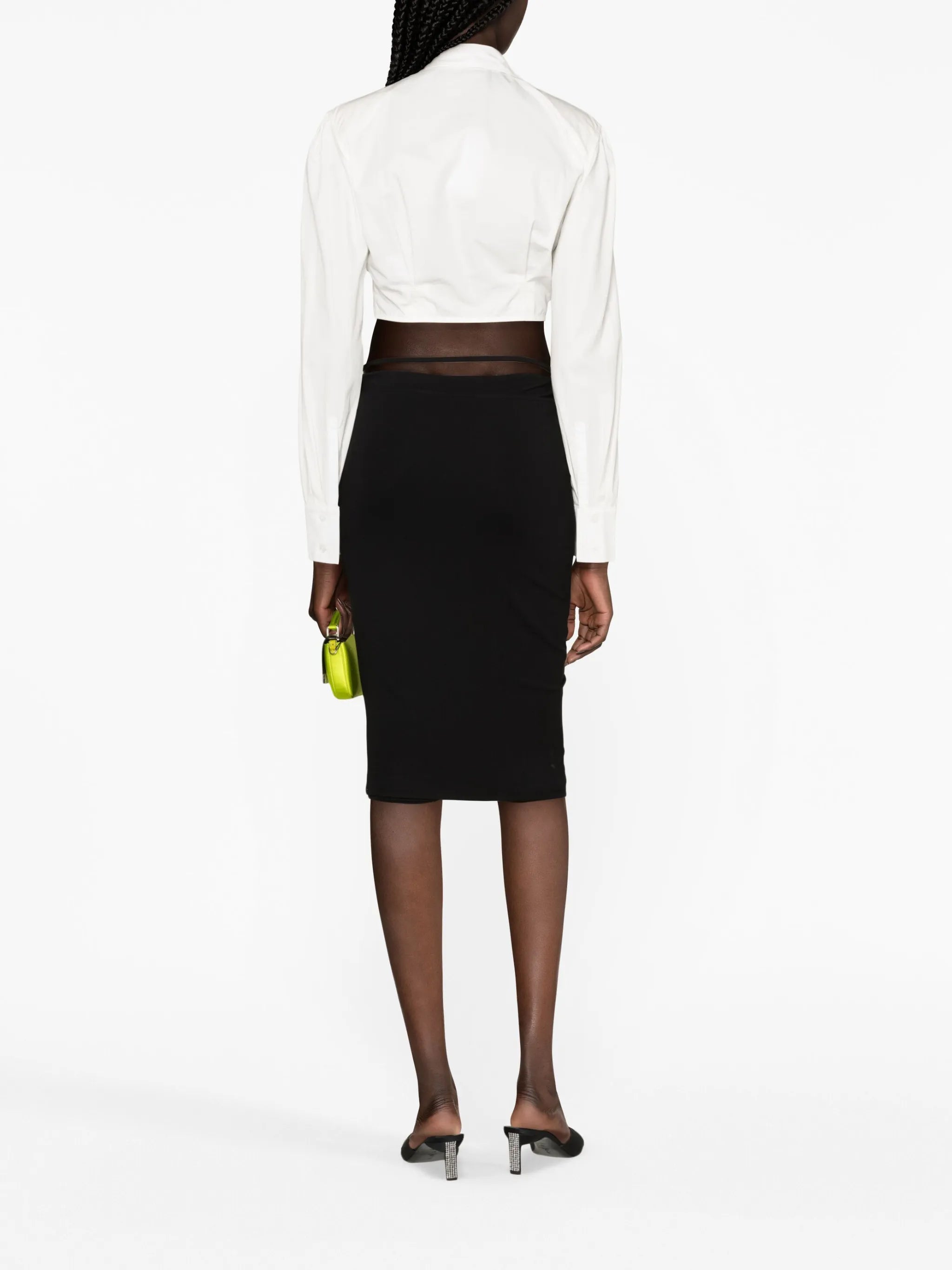 Dayton ruched pencil skirt