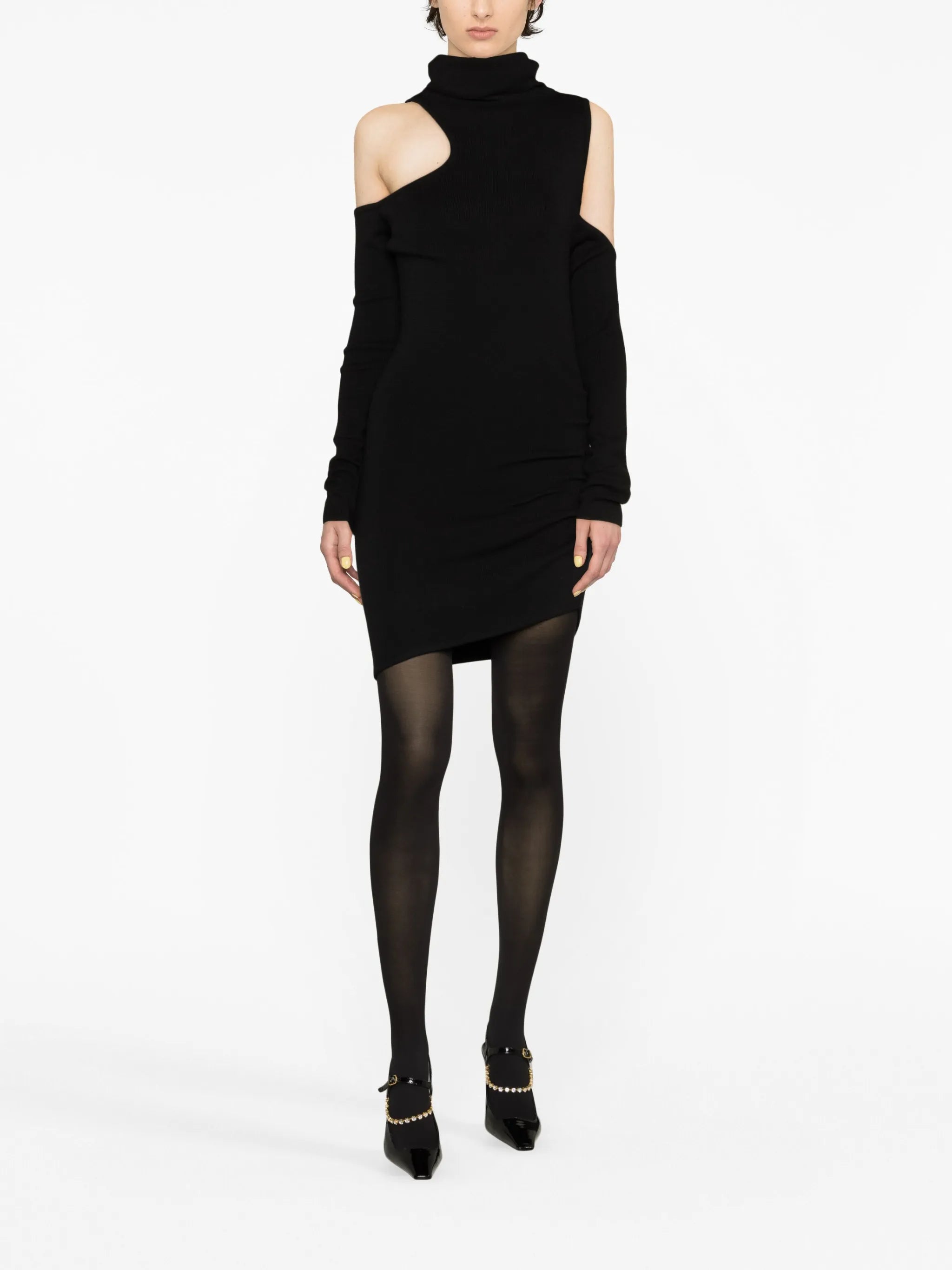 Piana cut-out merino minidress
