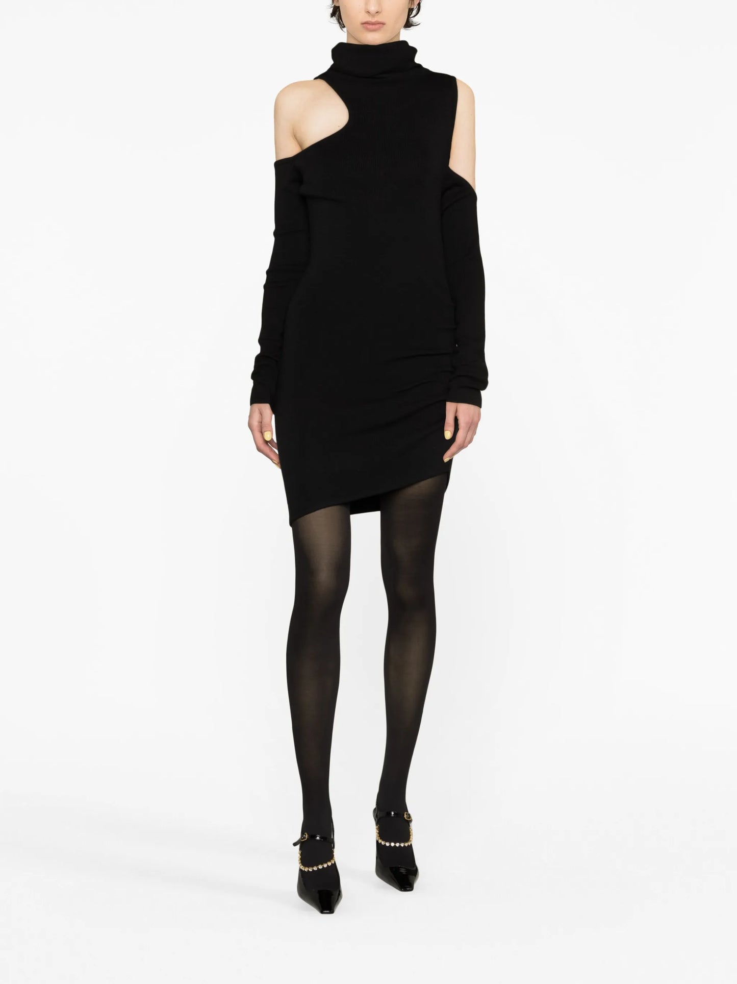 Piana cut-out merino minidress