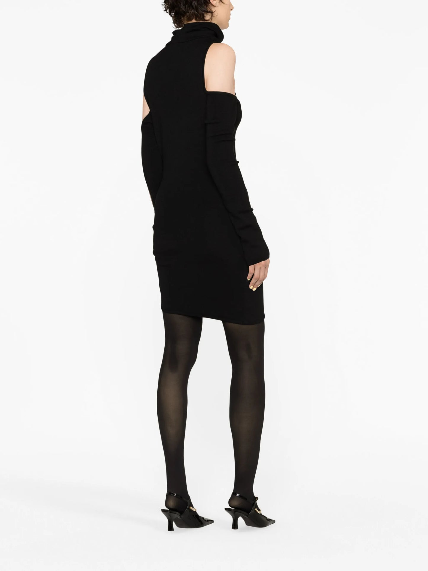 Piana cut-out merino minidress