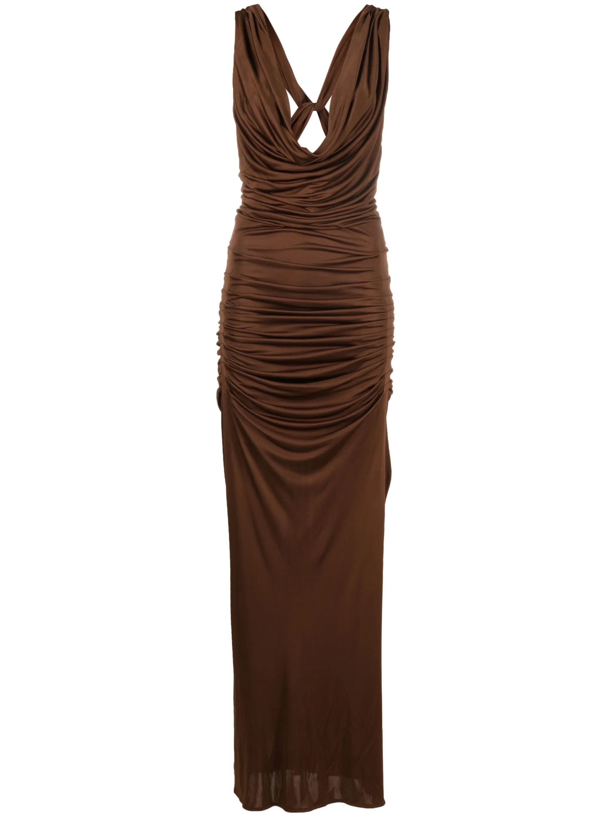 Ina draped maxi dress