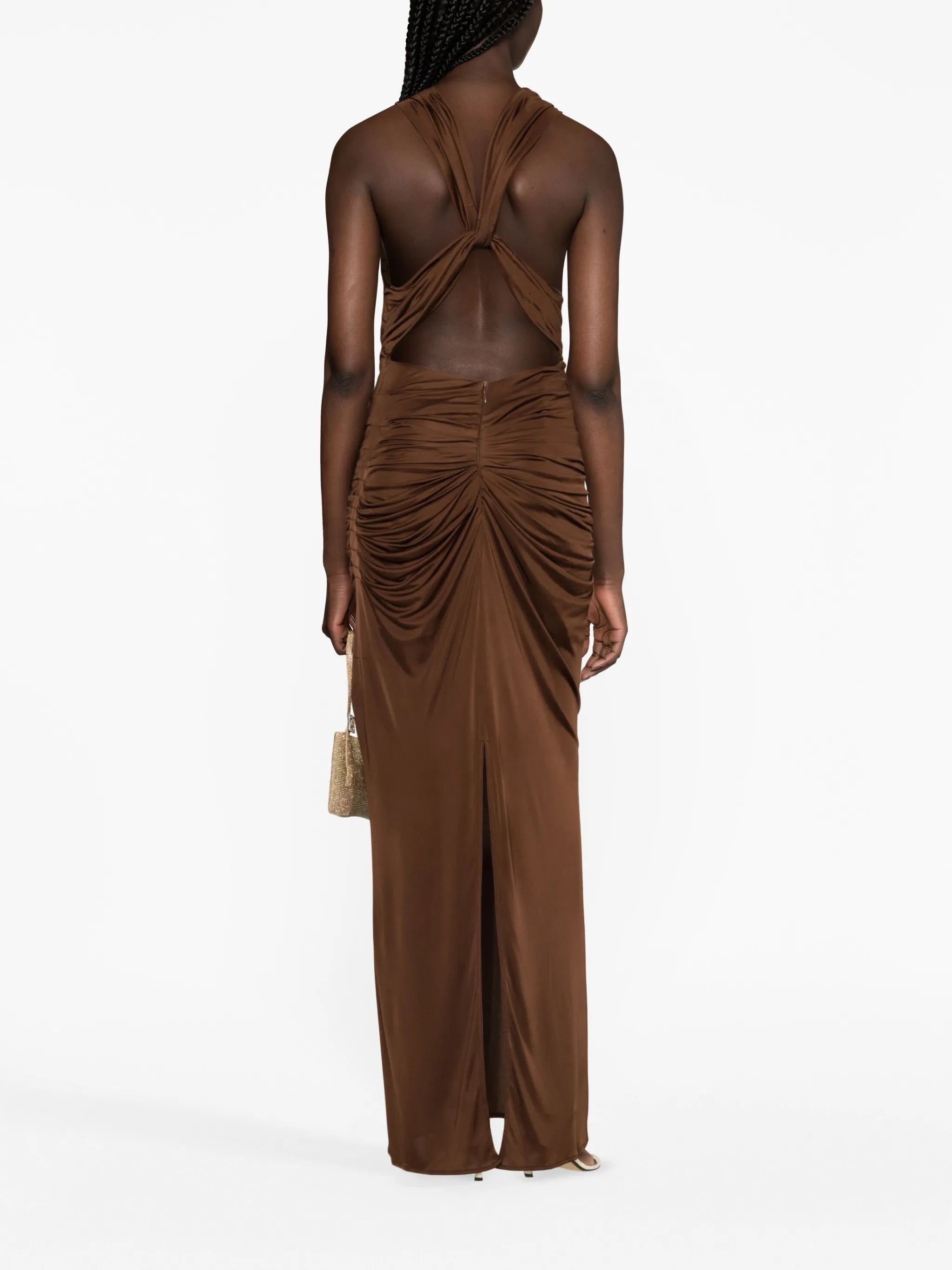 Ina draped maxi dress