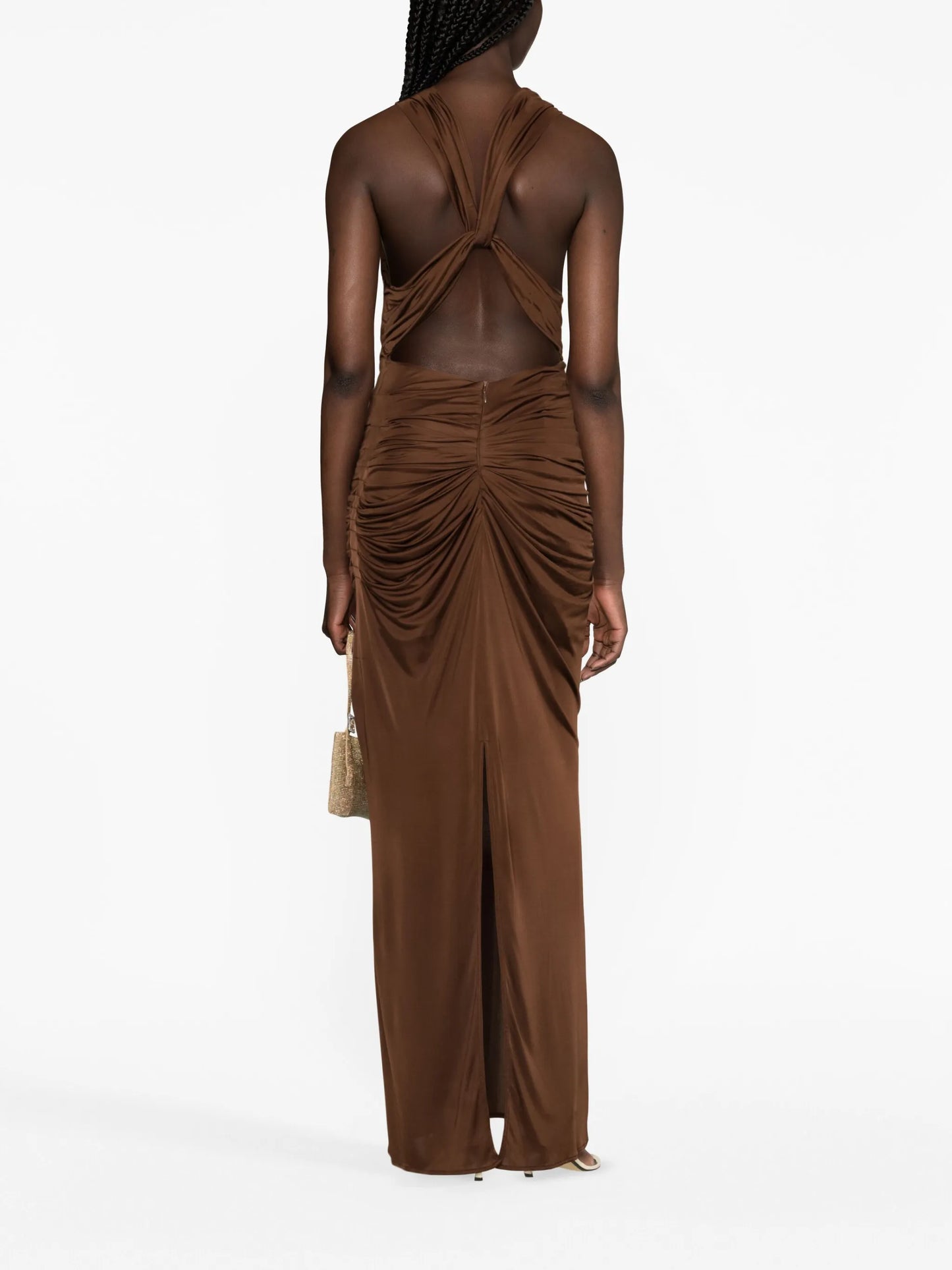 Ina draped maxi dress