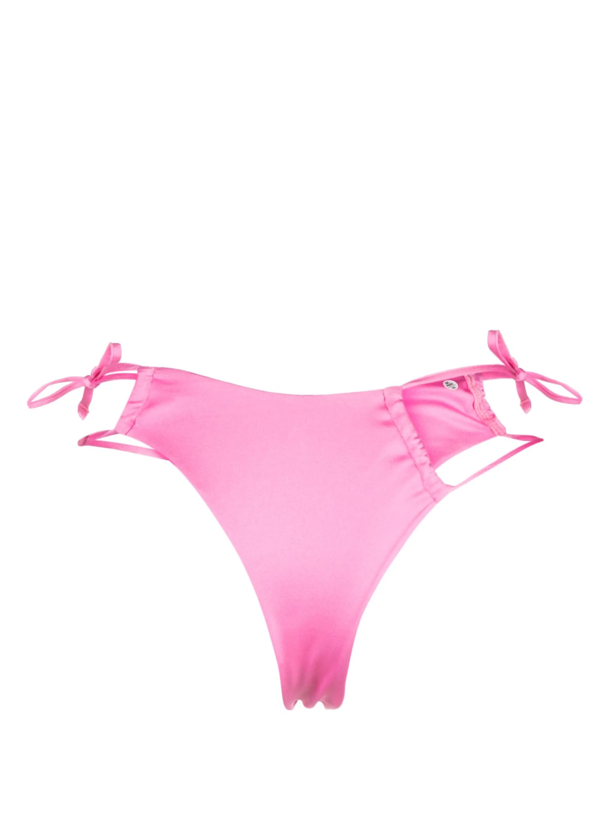 crystal-embellished cut-out bikini bottoms