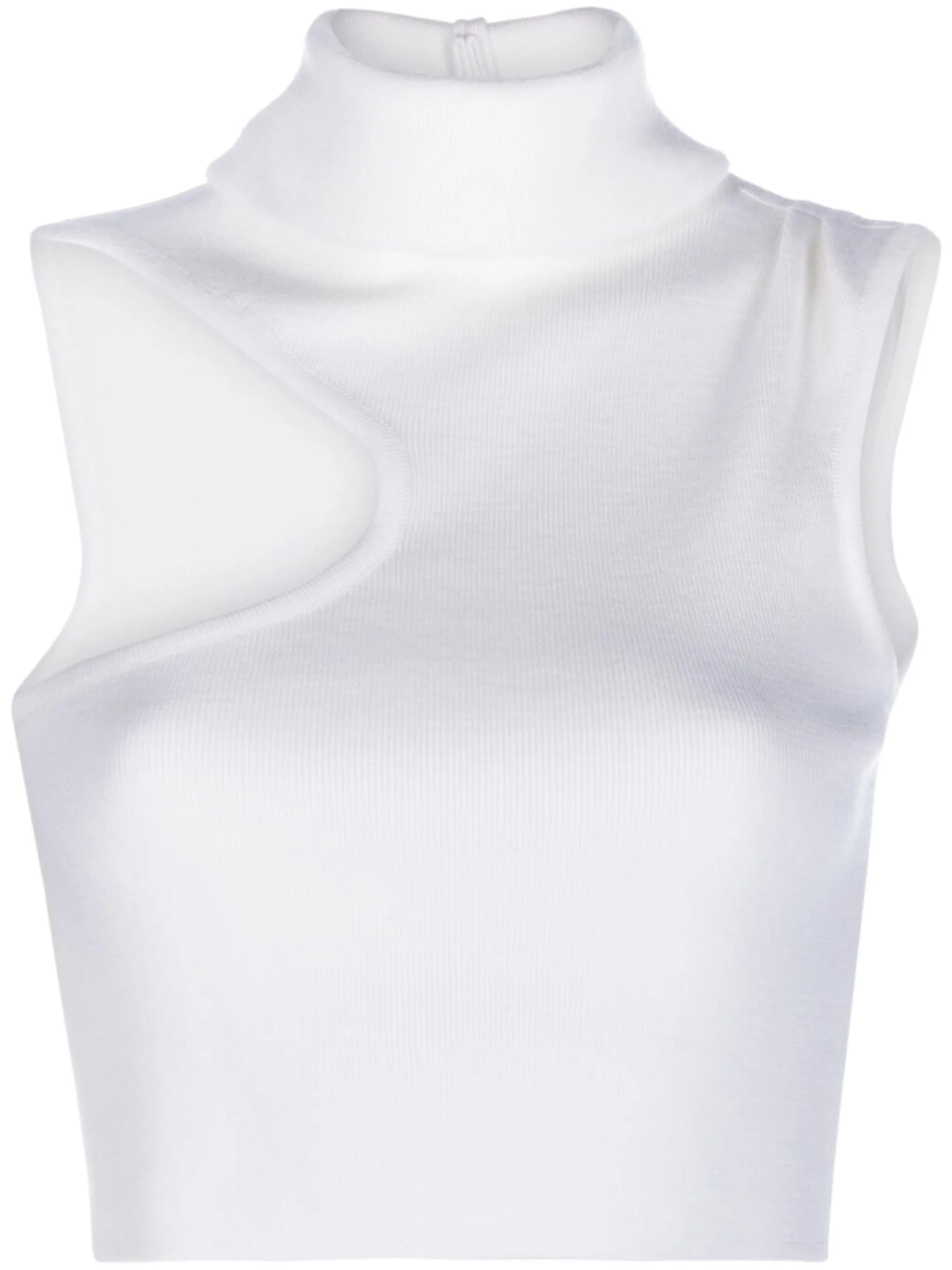 Melita asymmetric knitted tank top