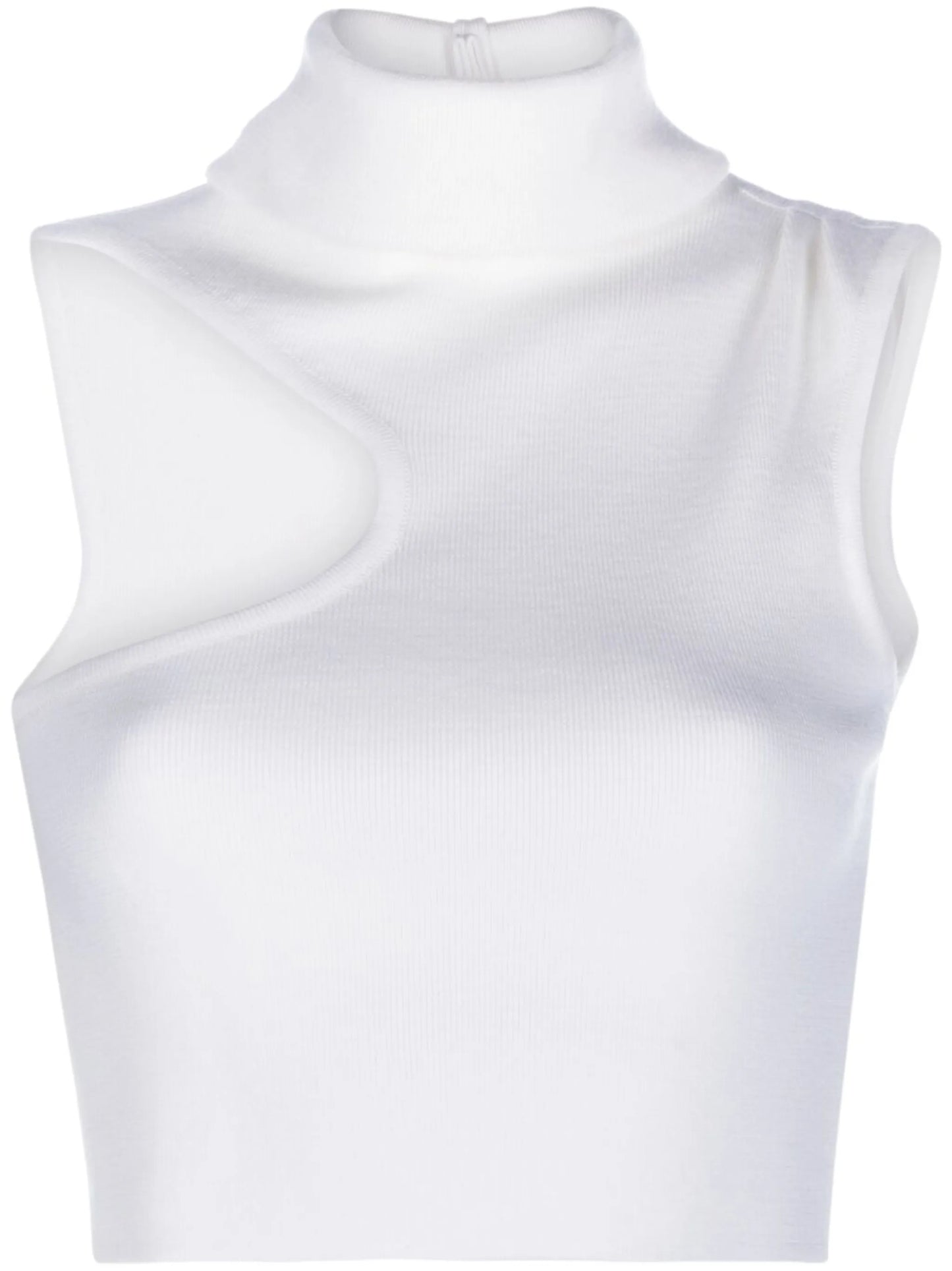 Melita asymmetric knitted tank top