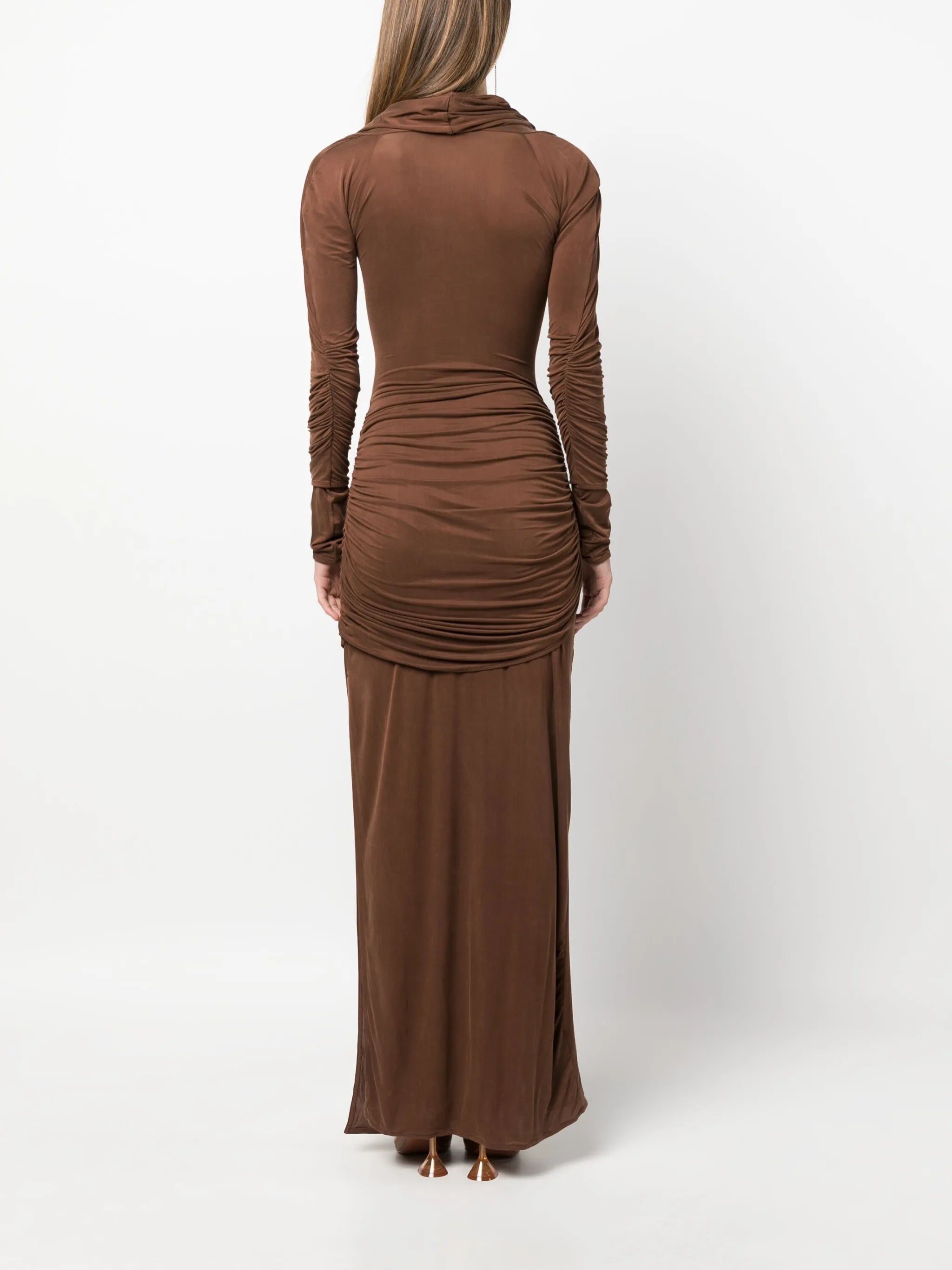 Elos draped maxi dress