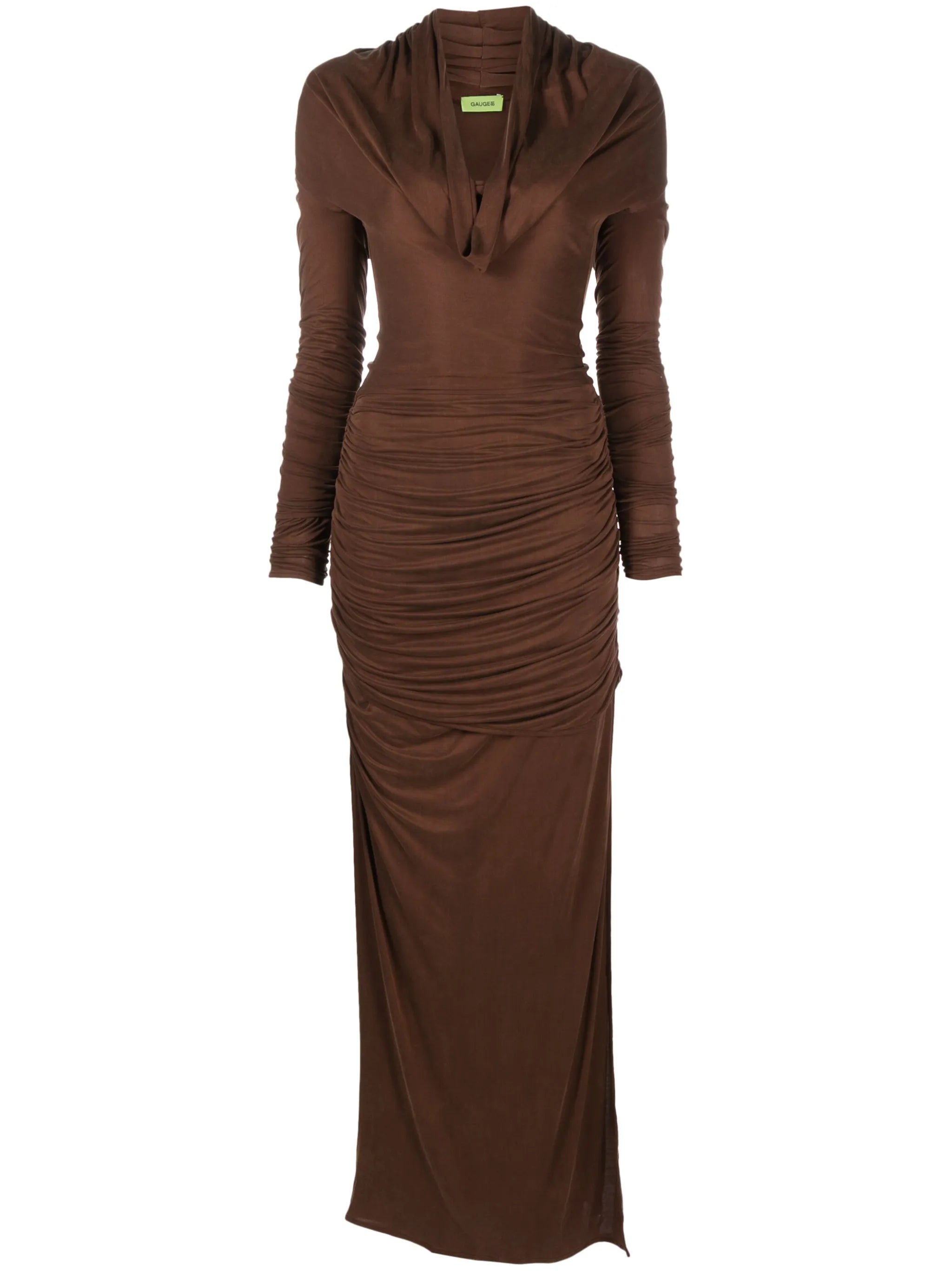 Elos draped maxi dress