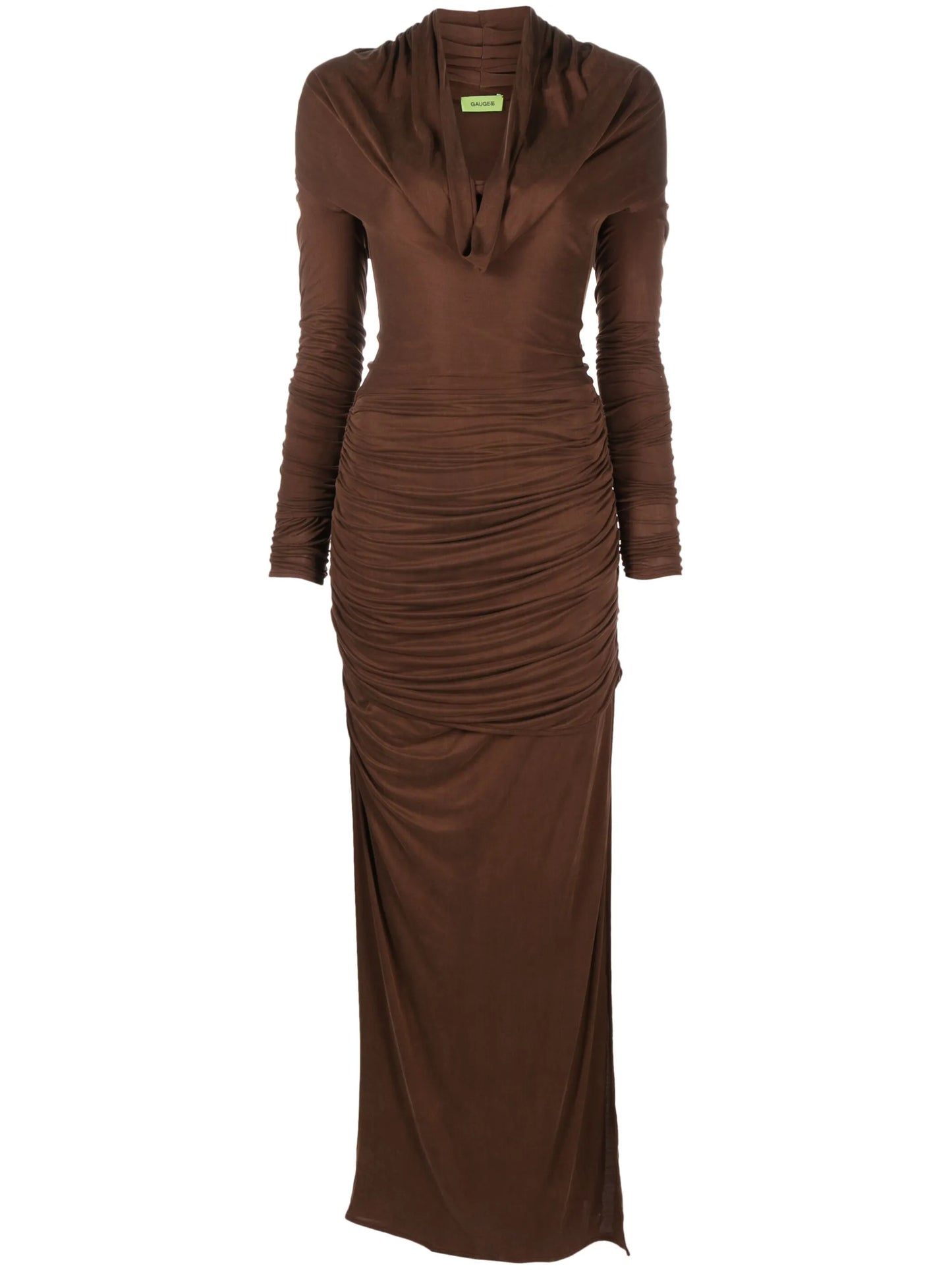 Elos draped maxi dress