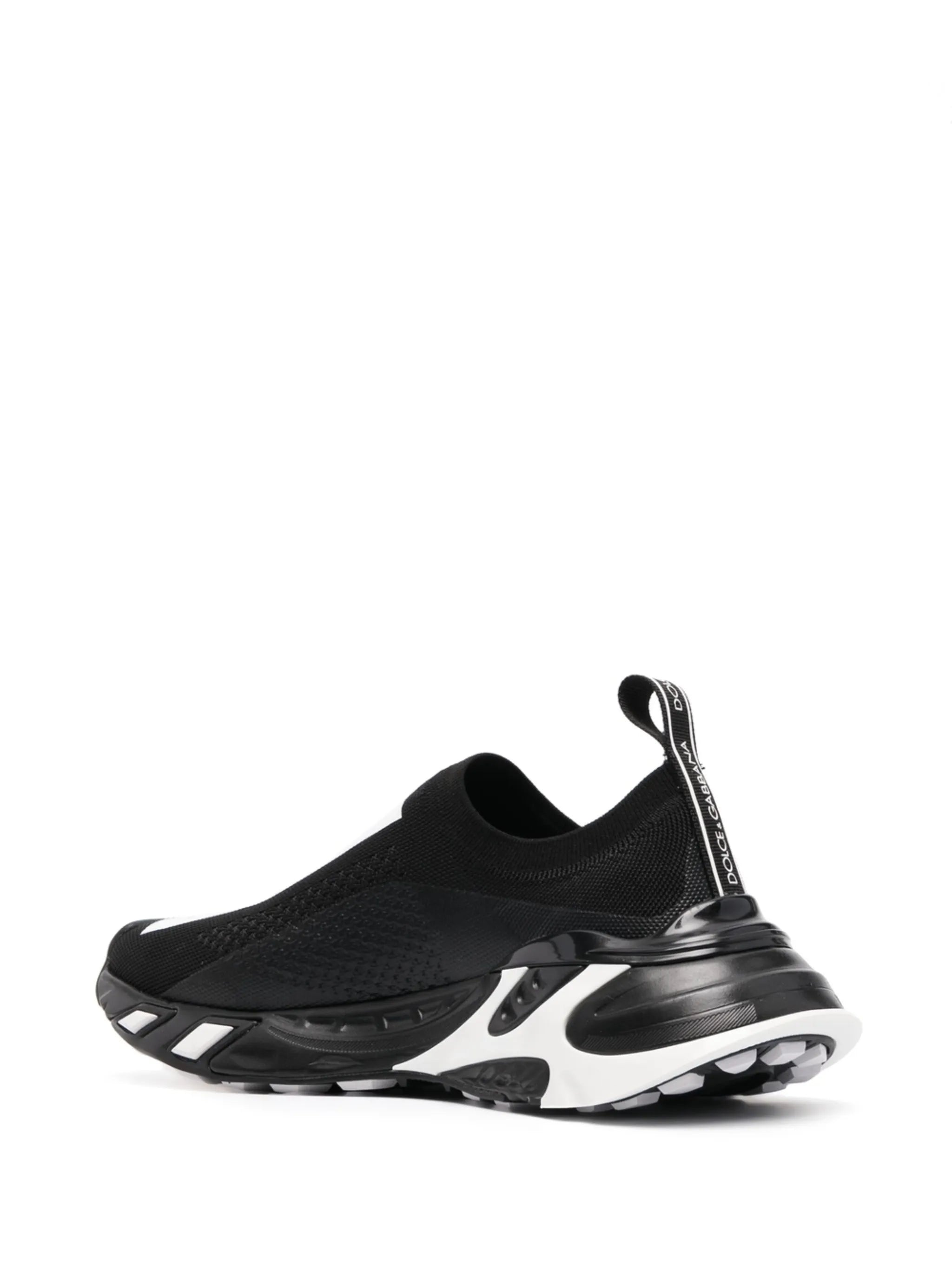 logo-print panelled sneakers