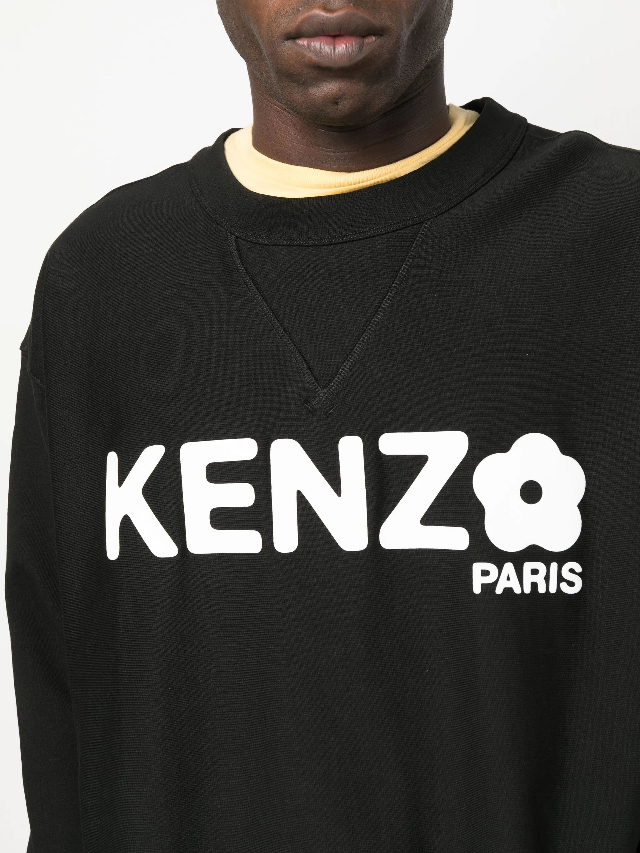 logo-print crew-neck sweatshirt