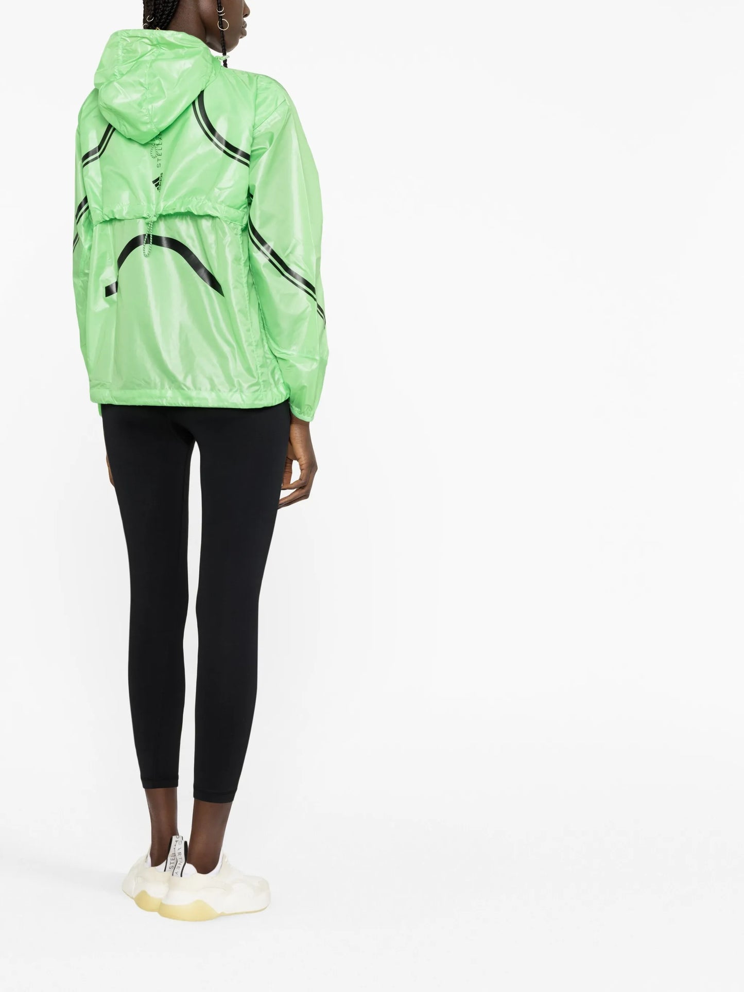 logo-print hooded jacket