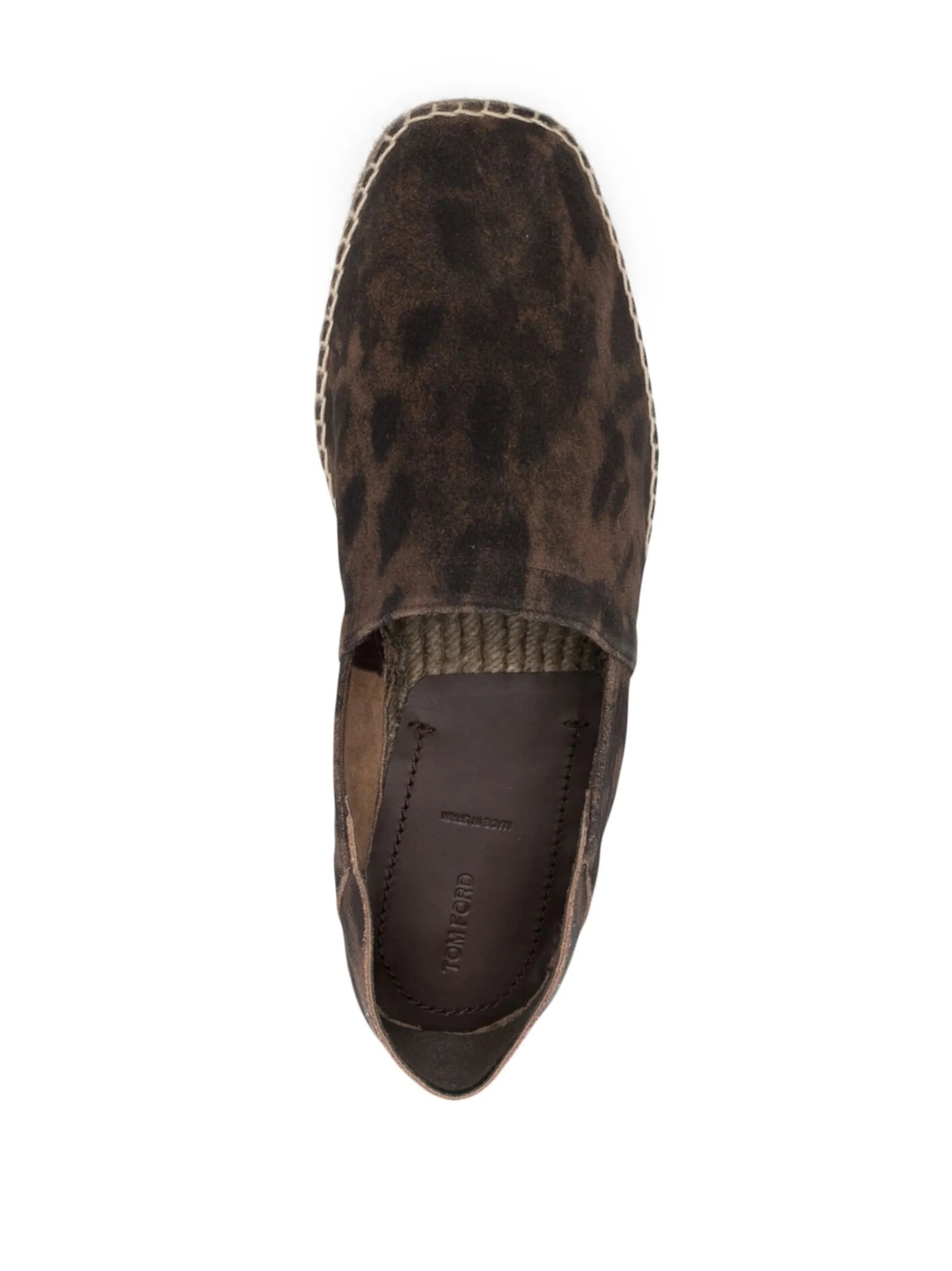 cheetah-print suede espadrilles