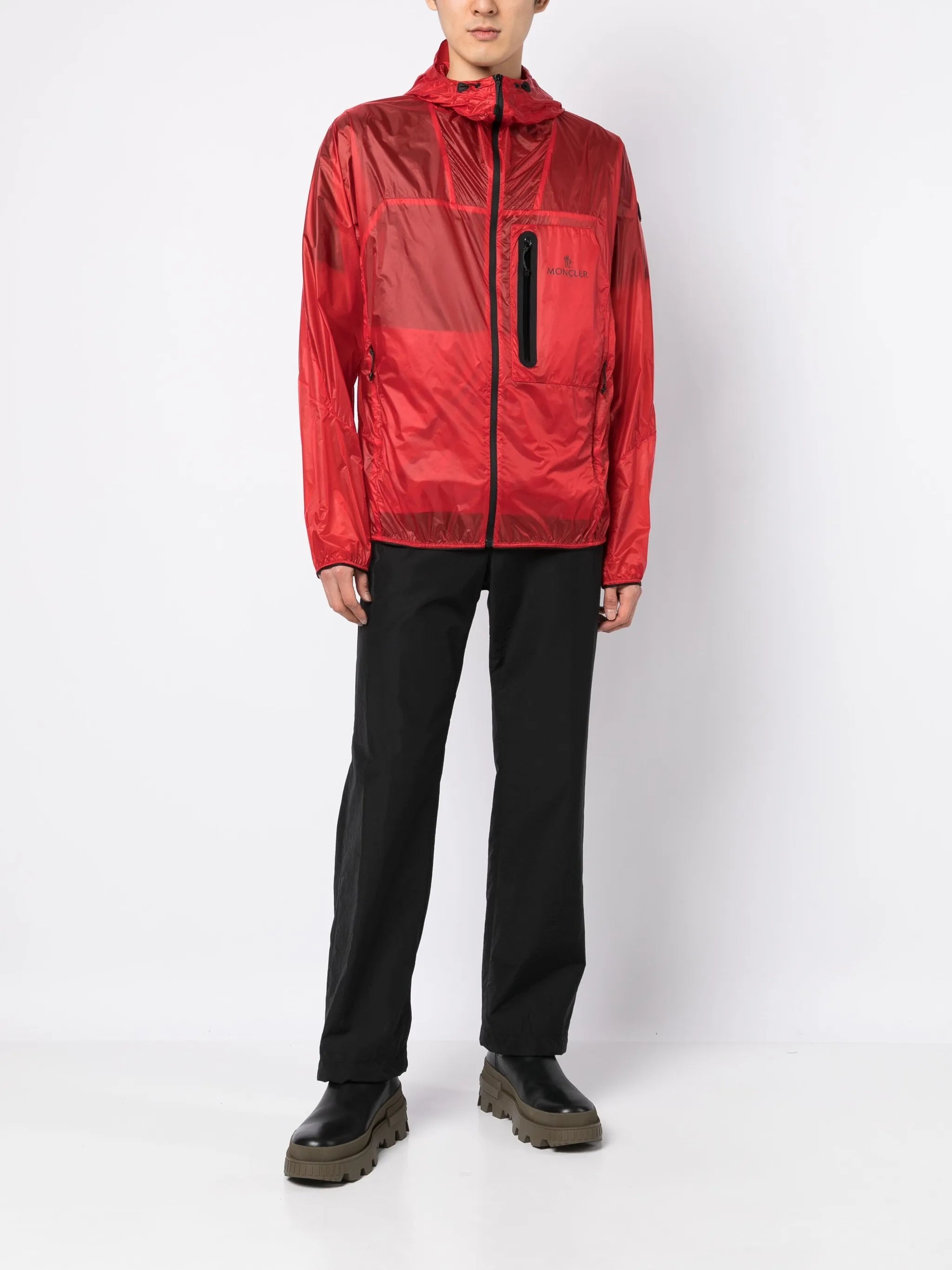 Diadem hooded windbreaker
