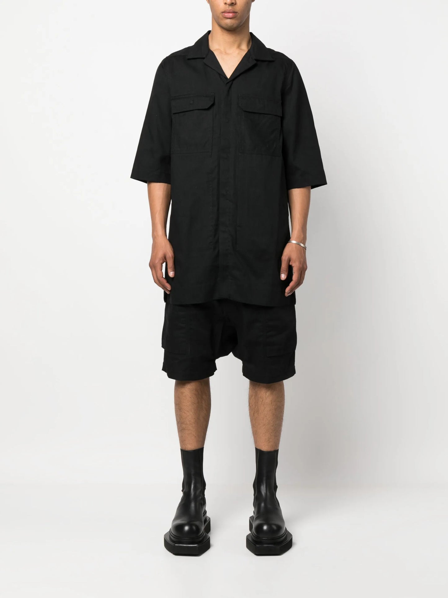chest flap-pocket shirt