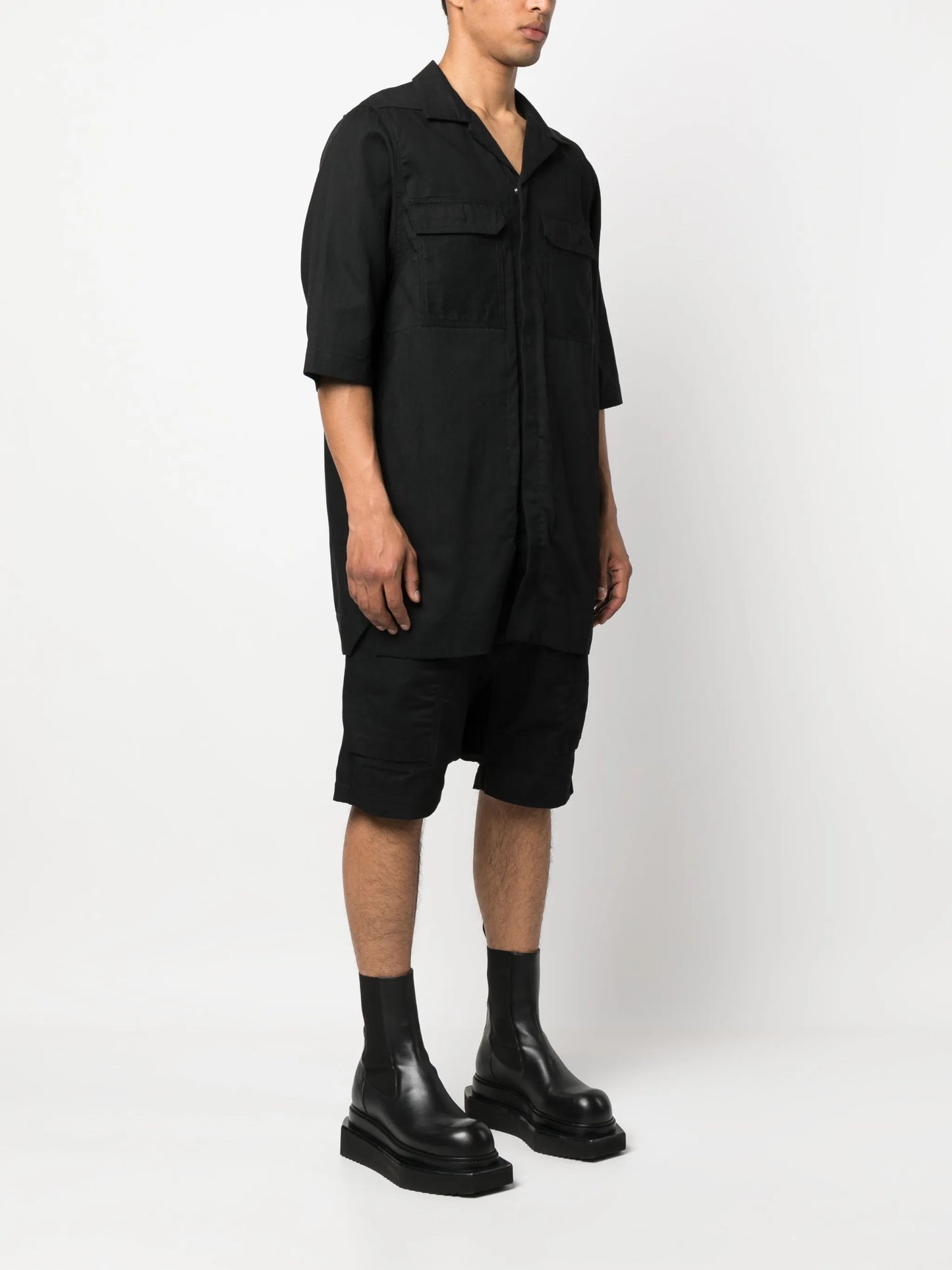 chest flap-pocket shirt