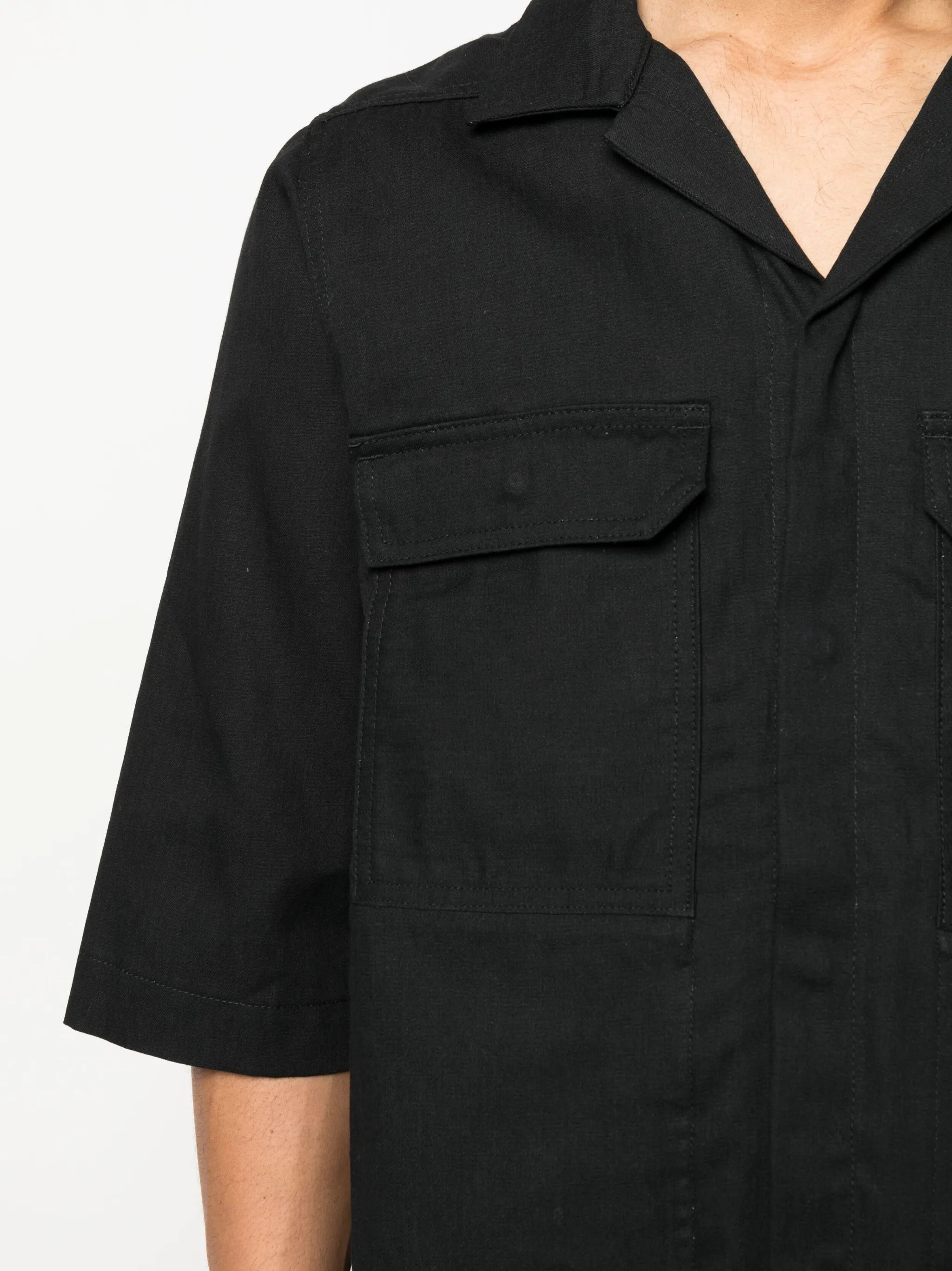 chest flap-pocket shirt