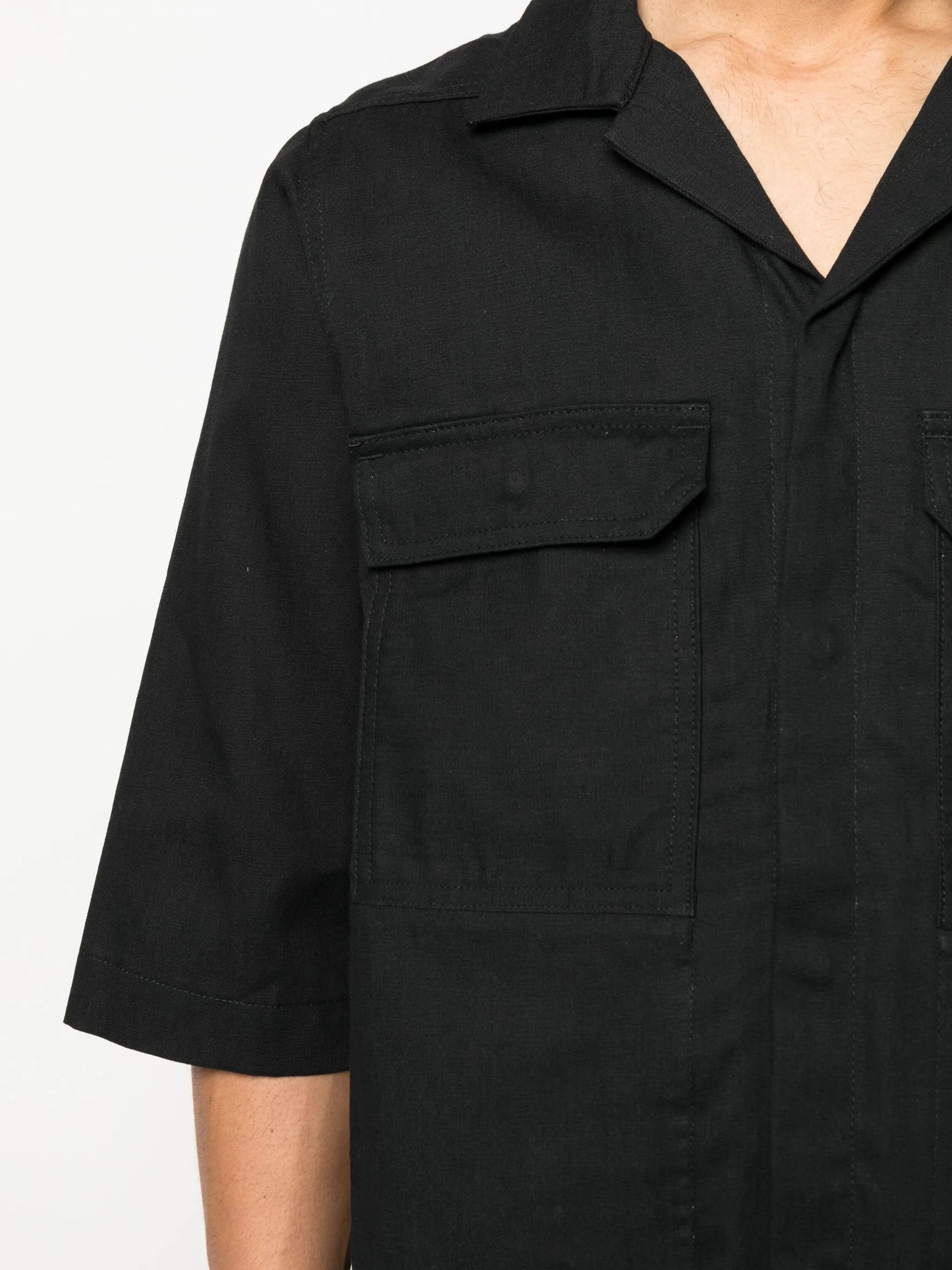 chest flap-pocket shirt