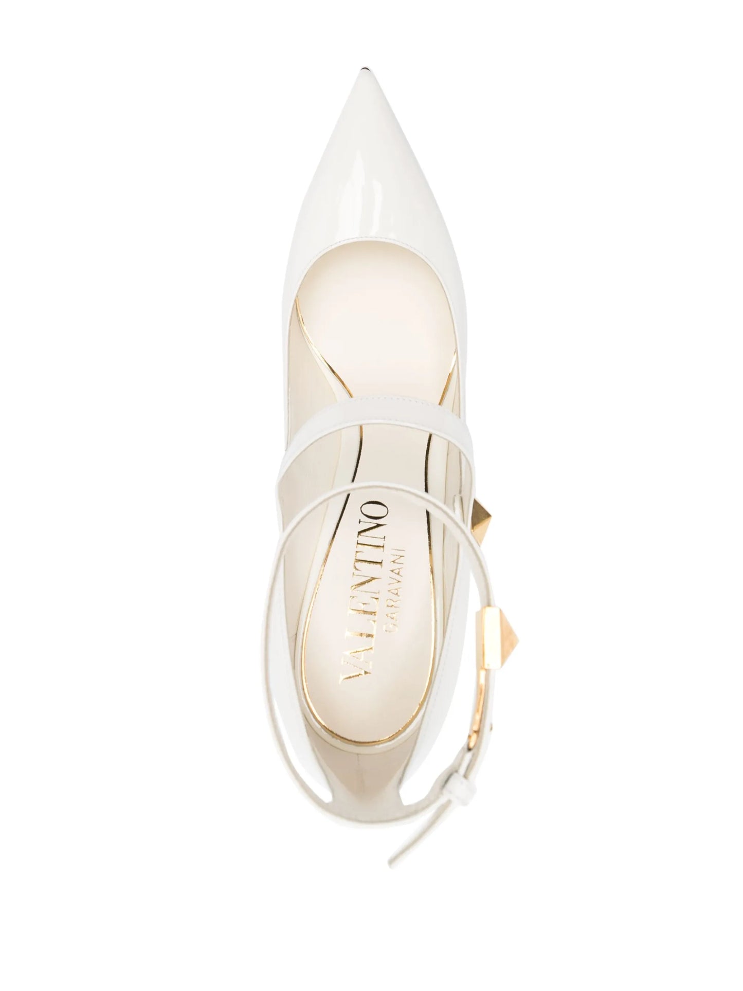 Tiptoe 100mm patent pumps