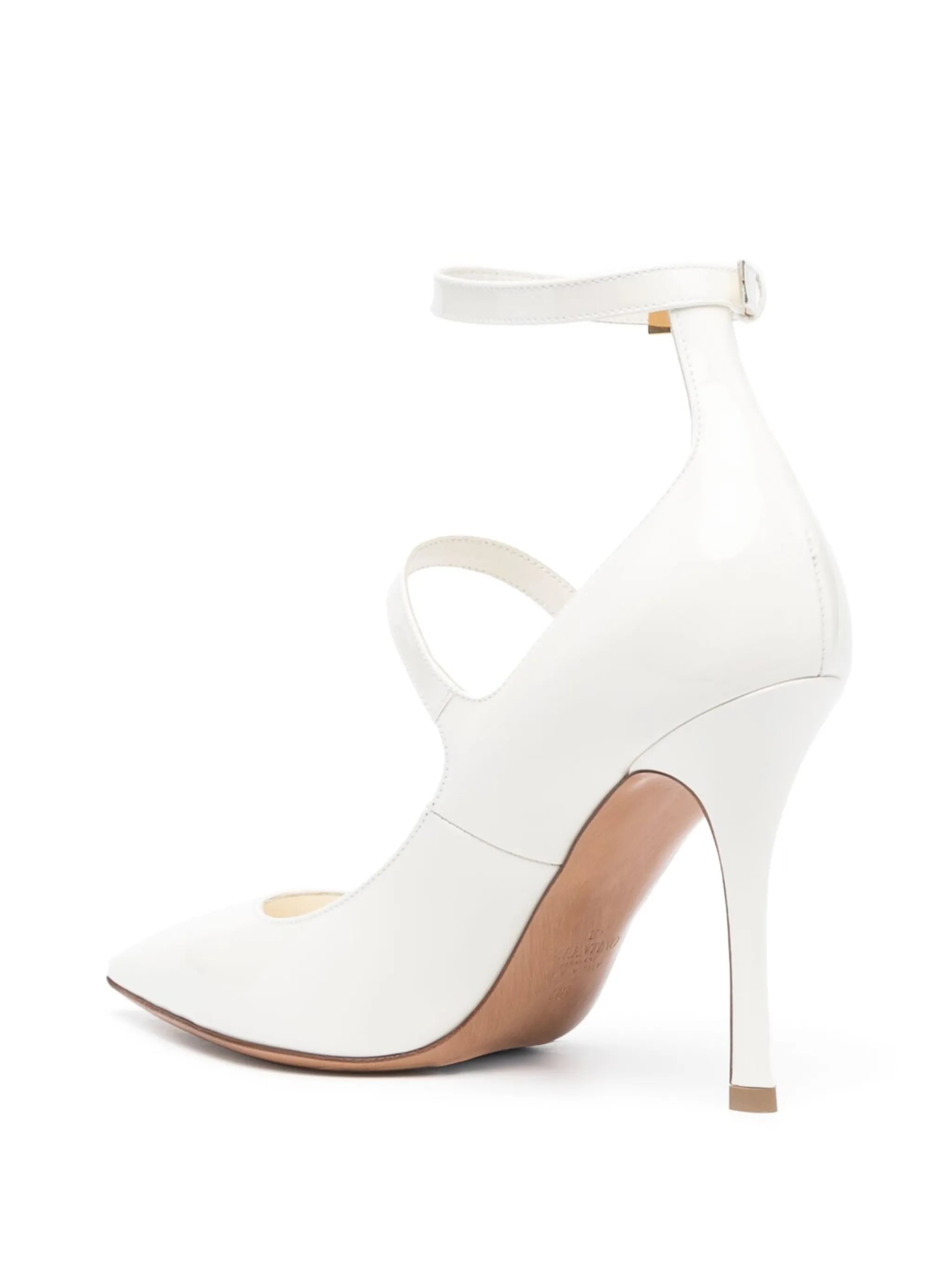 Tiptoe 100mm patent pumps