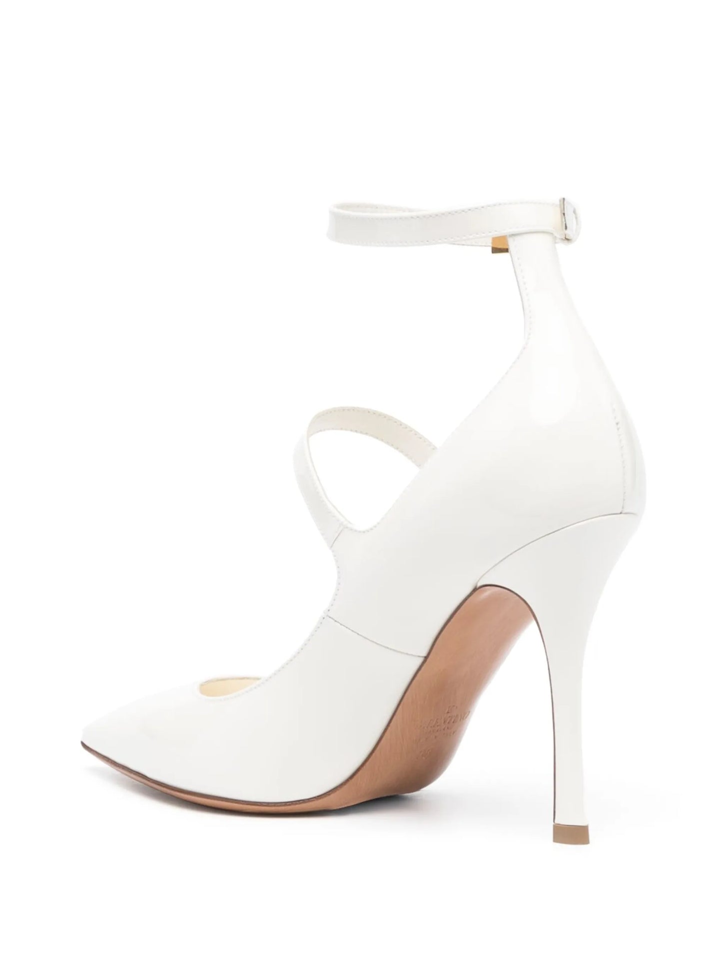 Tiptoe 100mm patent pumps