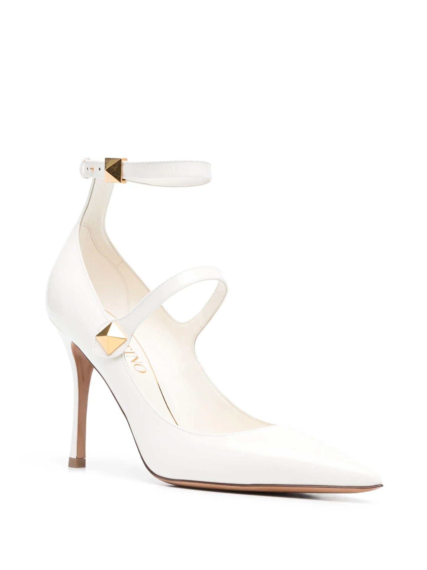 Tiptoe 100mm patent pumps