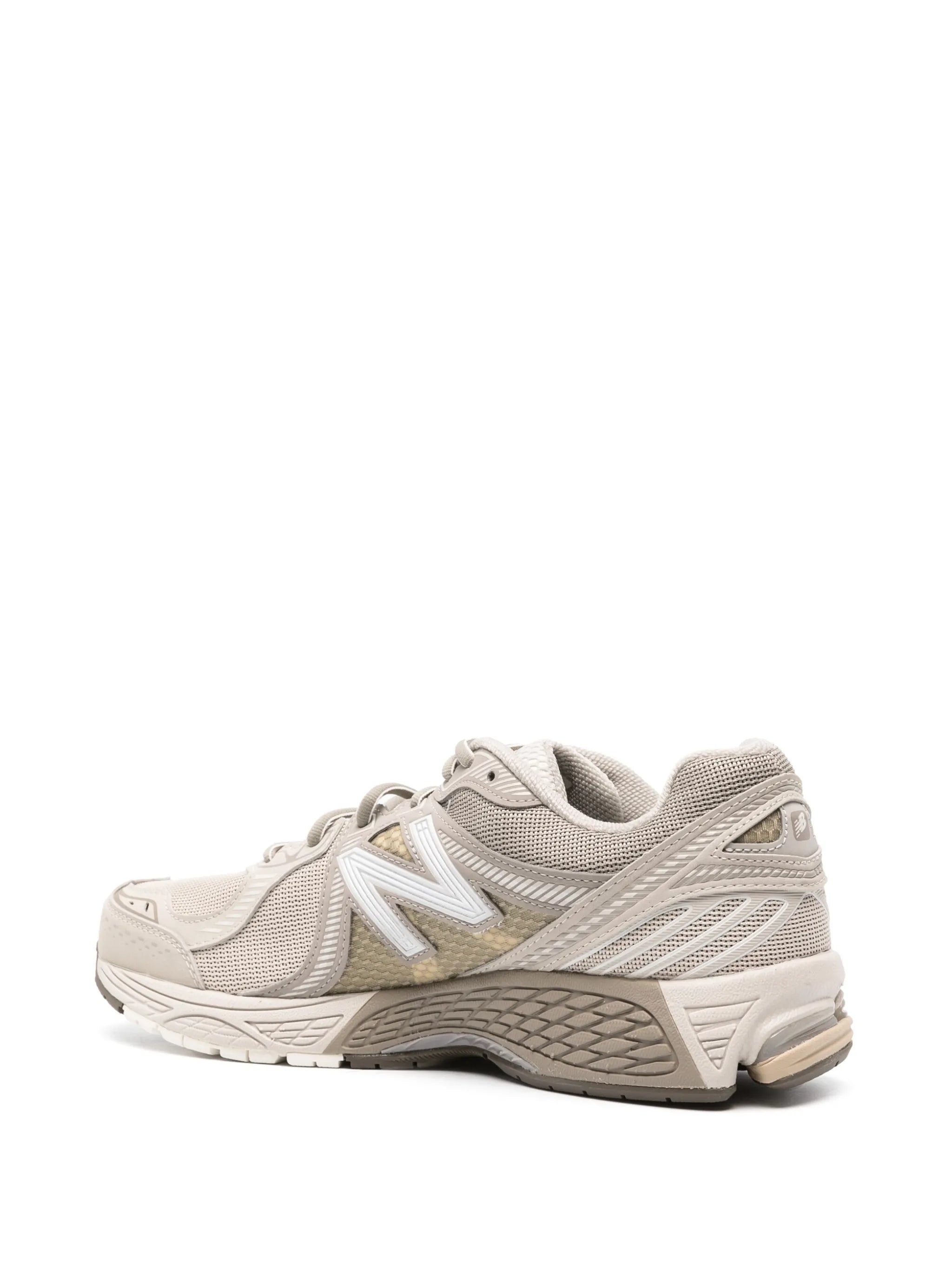 860 panelled mesh sneakers